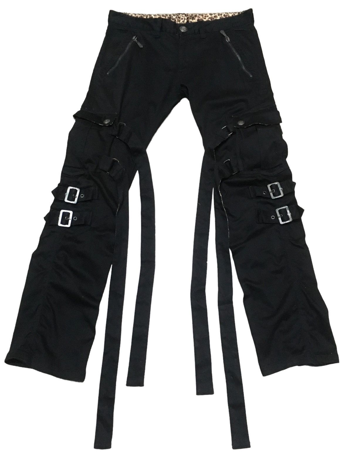 If Six Was Nine Very Rare Vintage Brand Strap Tactical Parachute Pants 1990s Size US 32 / EU 48 - 3 Thumbnail