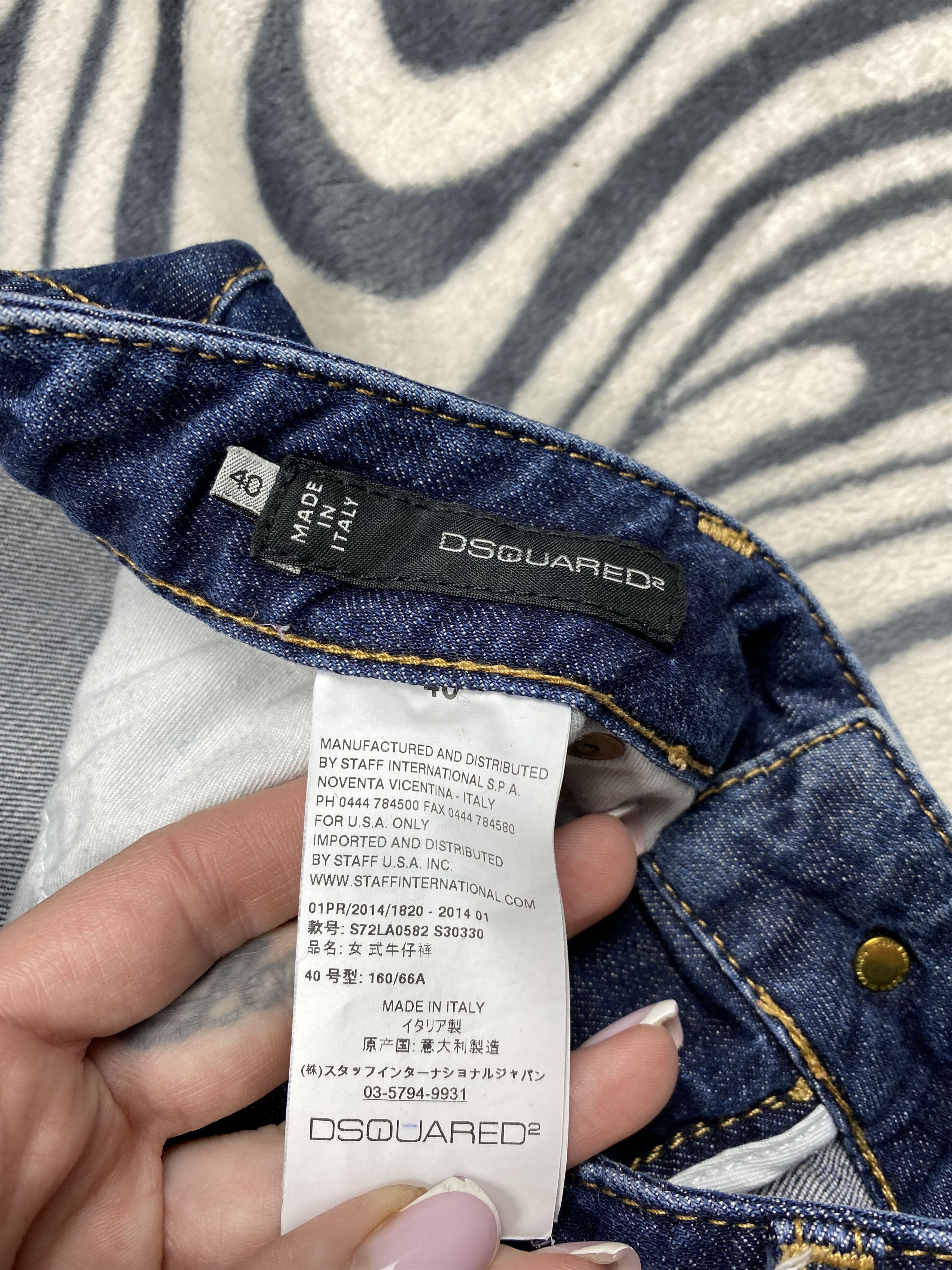 Dsquared2 Dsquared2 Vintage Womens Denim Pants Jeans Ladies Size 27" / US 4 / IT 40 - 7 Thumbnail