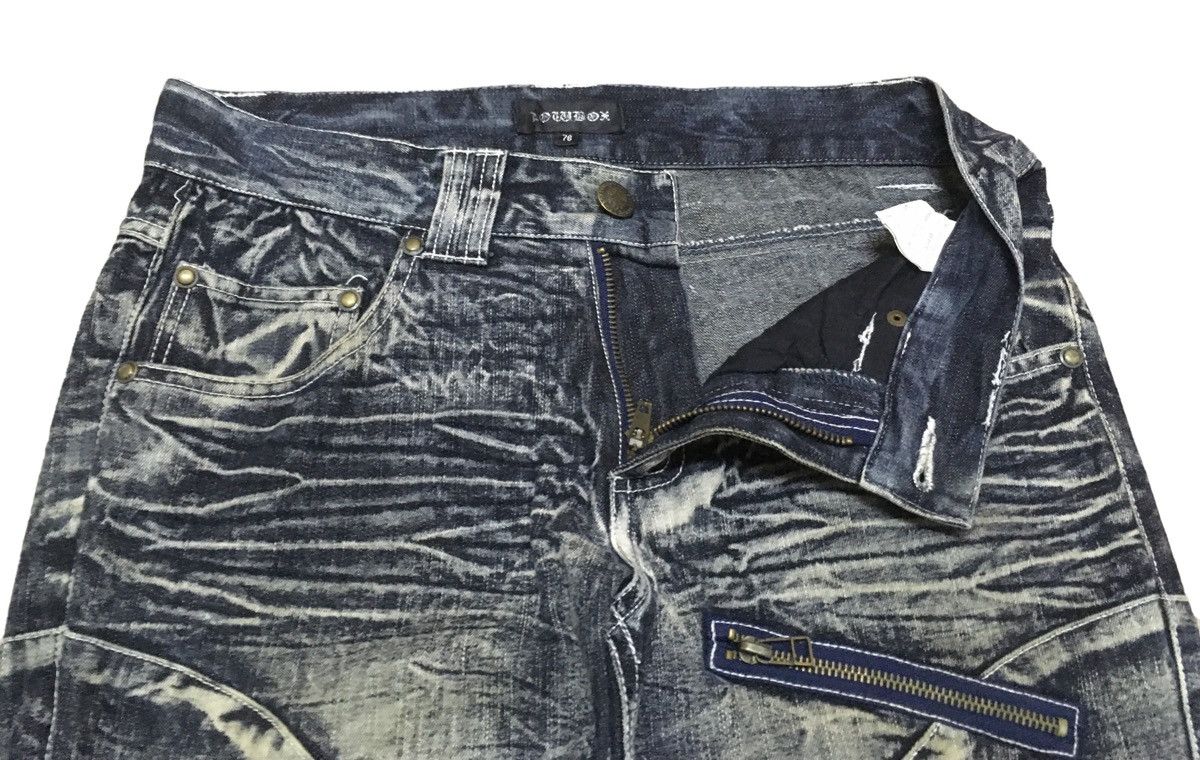 Japanese Brand Rare Vintage Japanese Brand Lowbox Bondage Jeans 1990s Size US 30 / EU 46 - 7 Thumbnail