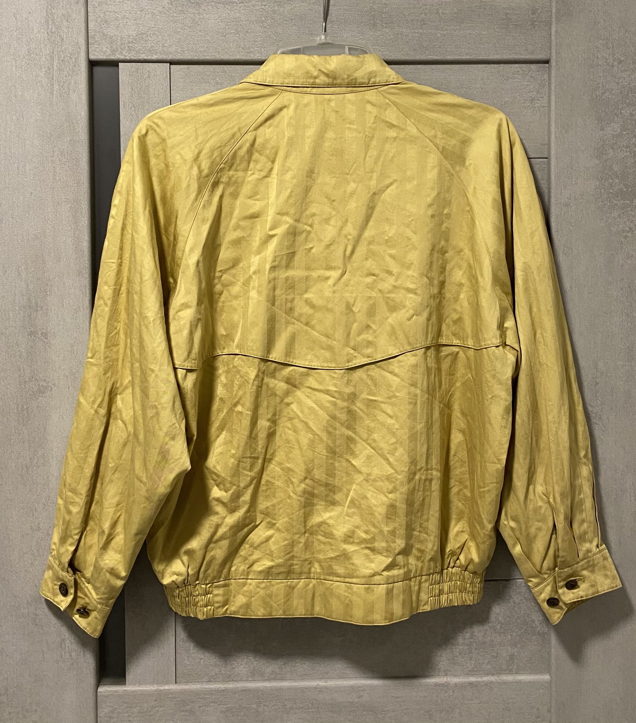 Burberry Vintage 90s Burberry gold striped bomber jacket Size US M / EU 48-50 / 2 - 12 Thumbnail