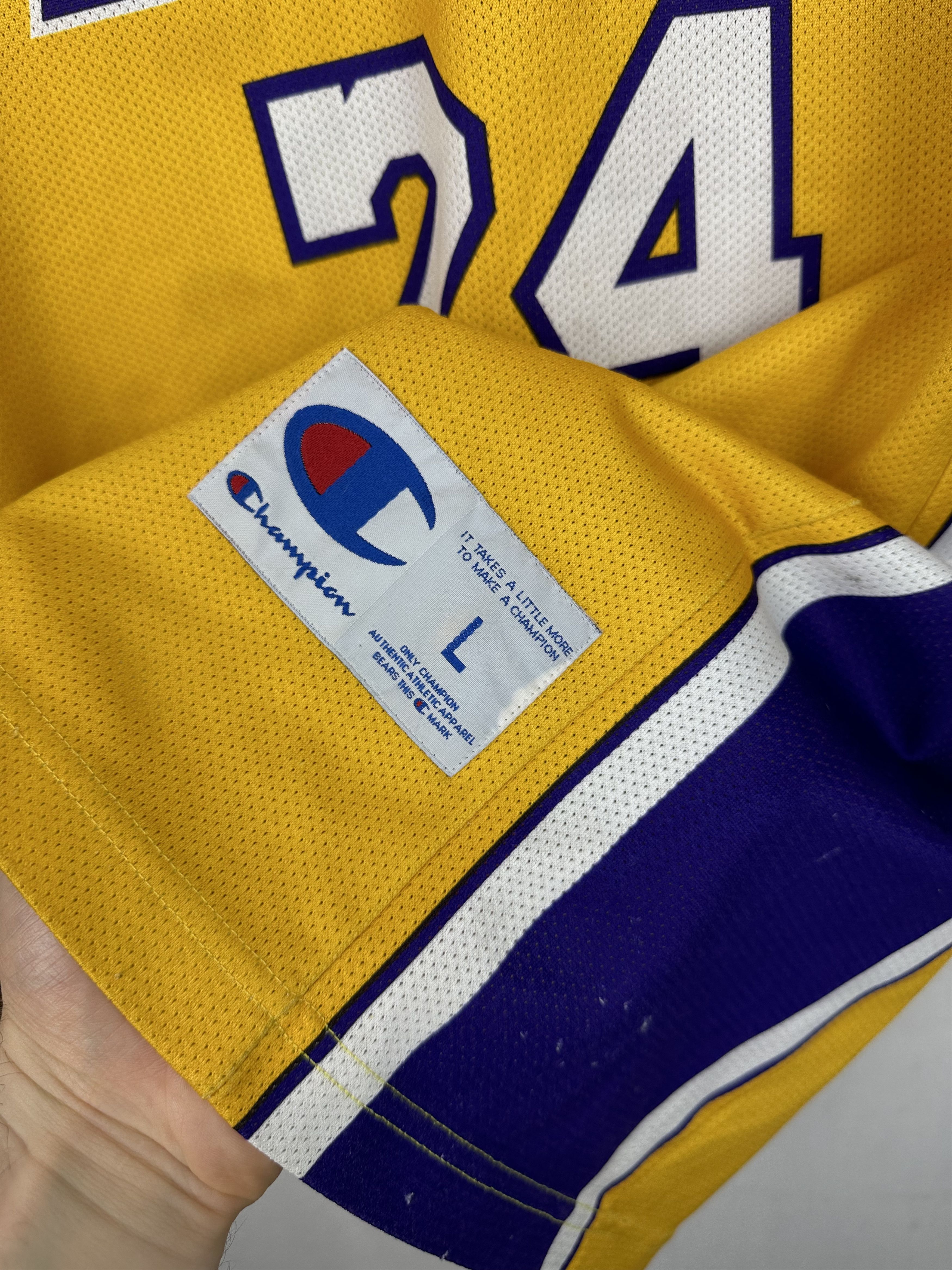 Champion Vintage Kobe Bryant Los Angeles Lakers Jersey Tee Mamba Size US L / EU 52-54 / 3 - 7 Thumbnail