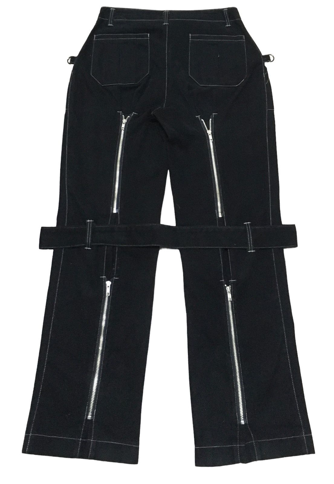 If Six Was Nine Rare Design Vintage Japanese Brand Bondage Pants 1990s Size US 32 / EU 48 - 3 Thumbnail