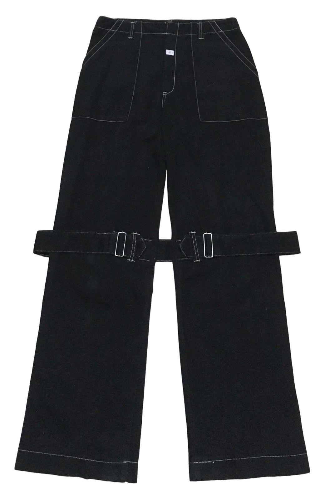 If Six Was Nine Rare Design Vintage Japanese Brand Bondage Pants 1990s Size US 32 / EU 48 - 2 Thumbnail