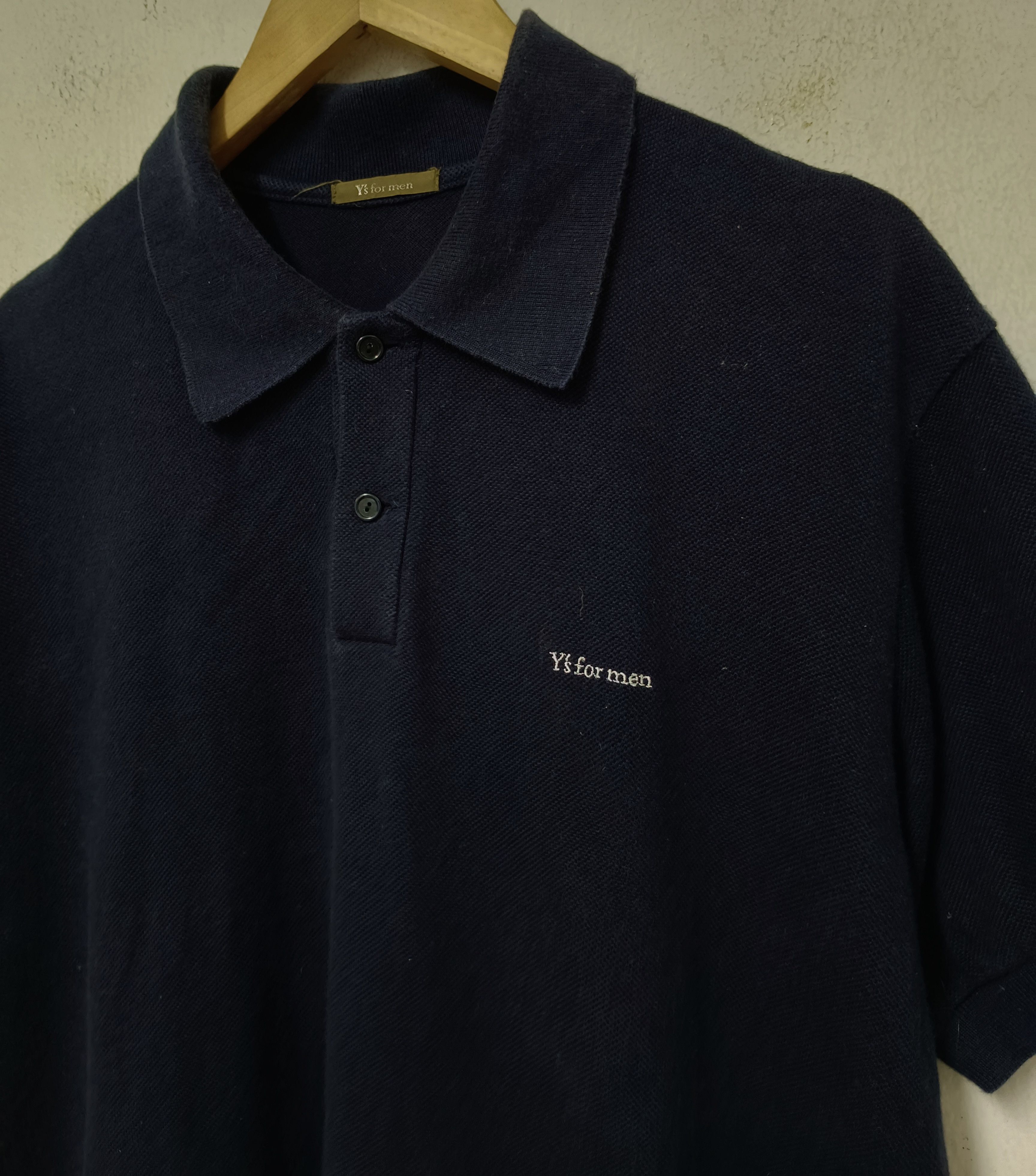 Y's for Men × Yohji Yamamoto Yohji Yamamoto Y's Polo Shirt Size US M / EU 48-50 / 2 - 2 Thumbnail
