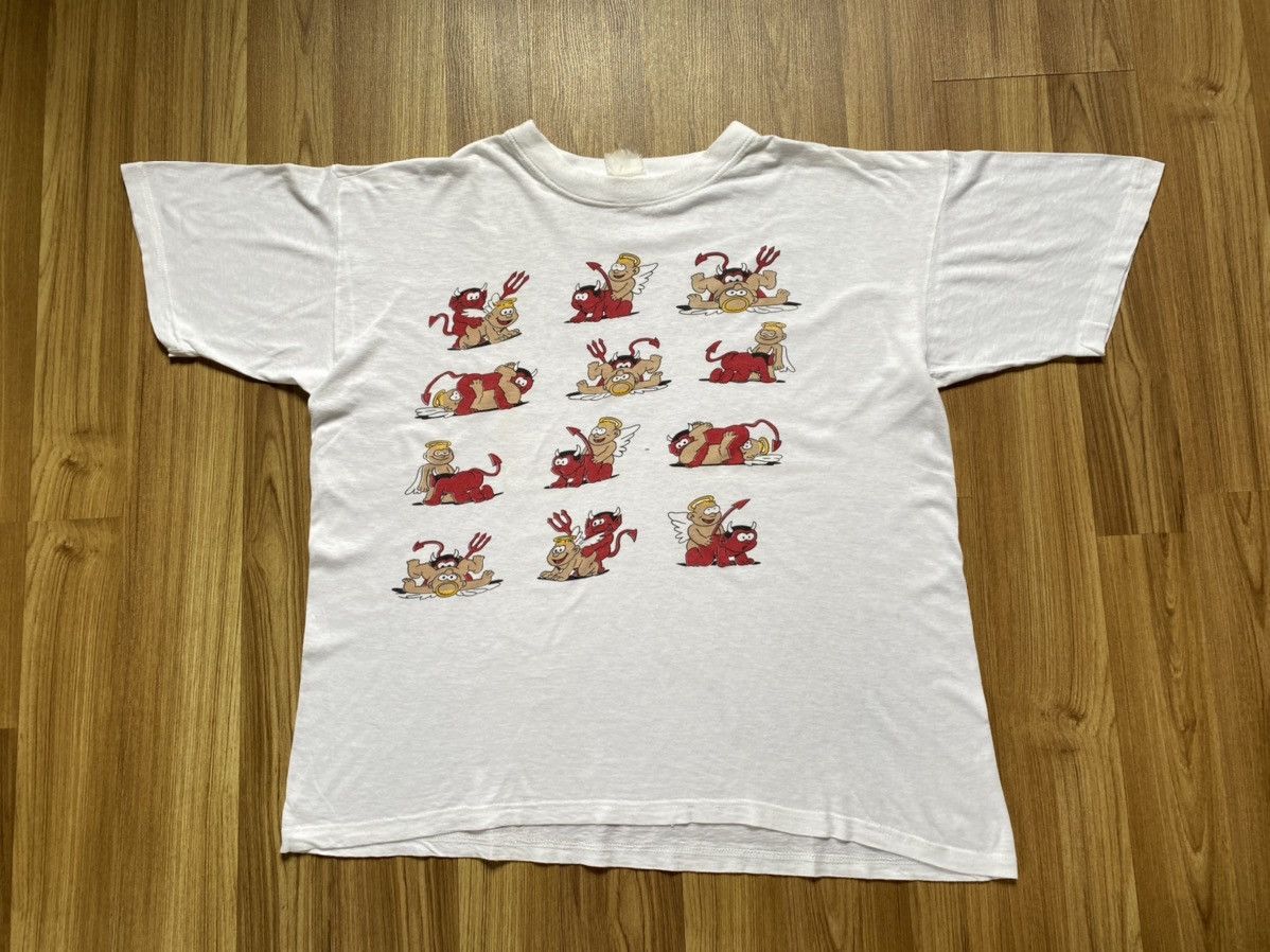 Vintage Vintage Y2K Sex Angel Devil T Shirt Tee Porn Star | Grailed