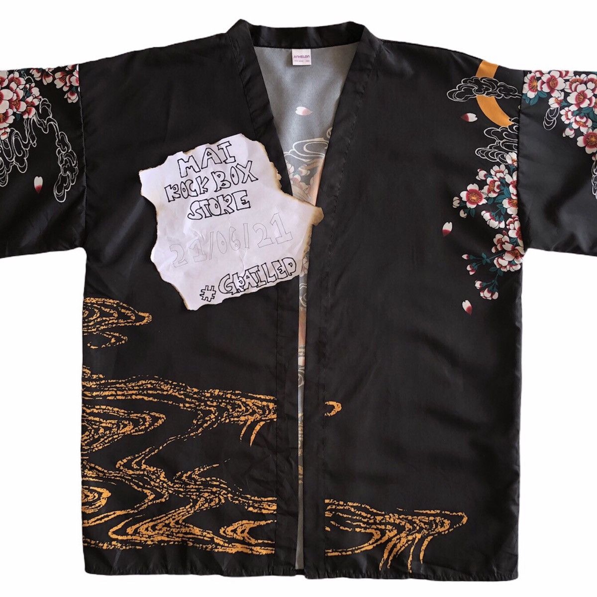 Japanese Brand Kimono Cardigan Koi Fish Streetwear Japanese Style Size US L / EU 52-54 / 3 - 5 Thumbnail