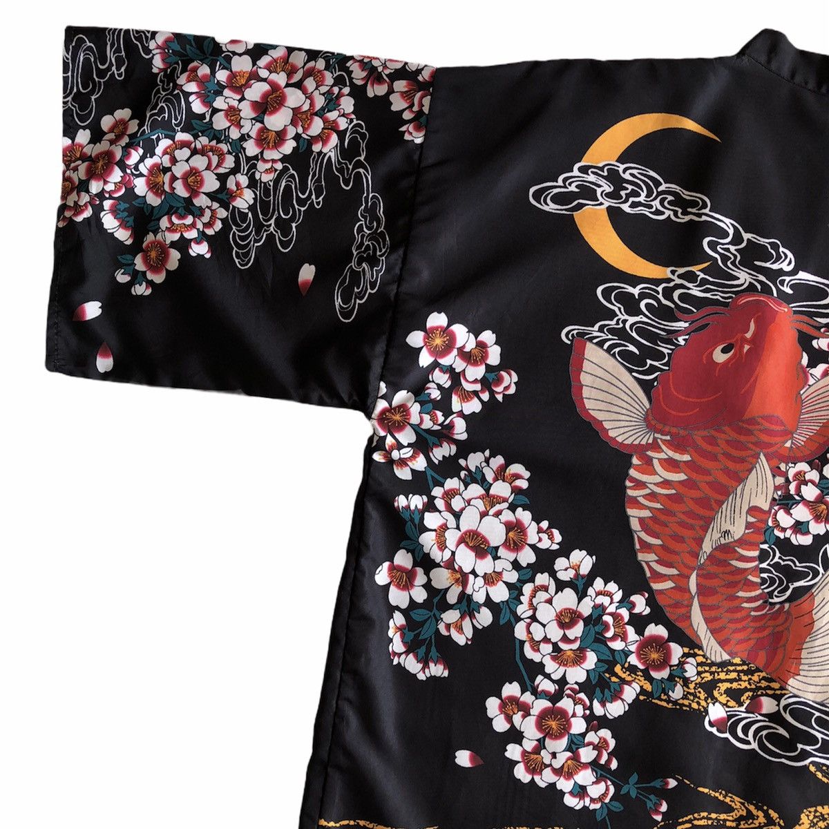 Japanese Brand Kimono Cardigan Koi Fish Streetwear Japanese Style Size US L / EU 52-54 / 3 - 3 Thumbnail