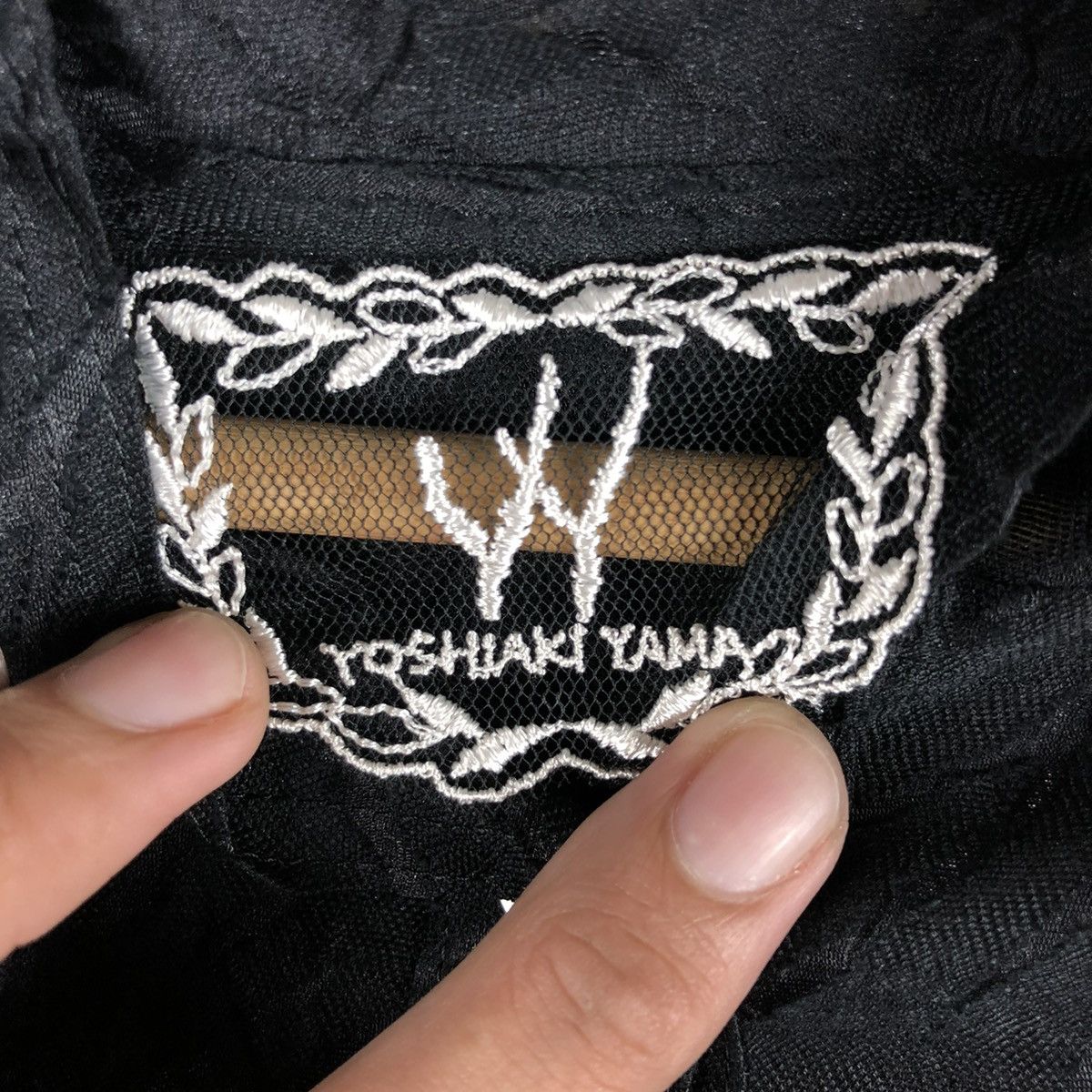 Japanese Brand Vintage Japanese Yoshiaki Yama Mesh Lace Style Hoodie Size L / US 10 / IT 46 - 3 Thumbnail