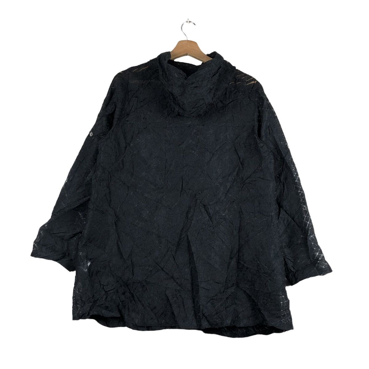 Japanese Brand Vintage Japanese Yoshiaki Yama Mesh Lace Style Hoodie Size L / US 10 / IT 46 - 5 Thumbnail