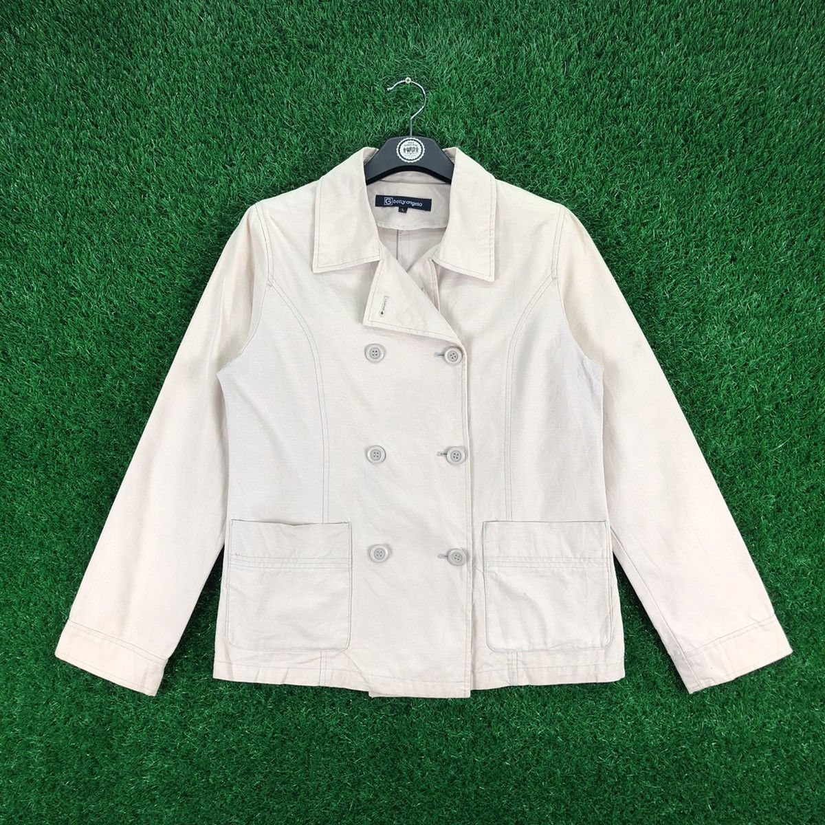 Vintage 90's Pea Coat Double Breasted by Golly Angela