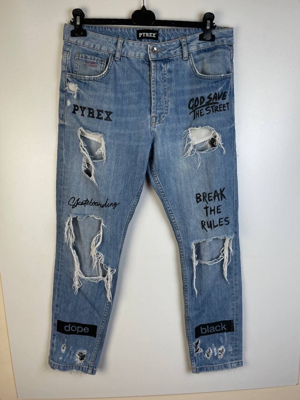 Vintage Pyrex vision denim pants size S Size US 34 / EU 50 - 1 Thumbnail