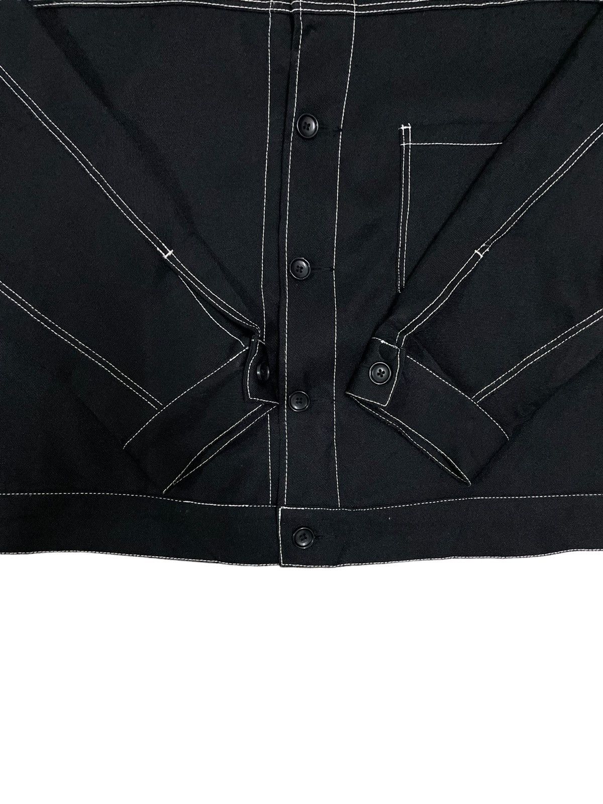 RAGEBLUE Japanese 6 Rageblue Contrast Stitch Pattern Baggy Shirt Size US M / EU 48-50 / 2 - 8 Thumbnail