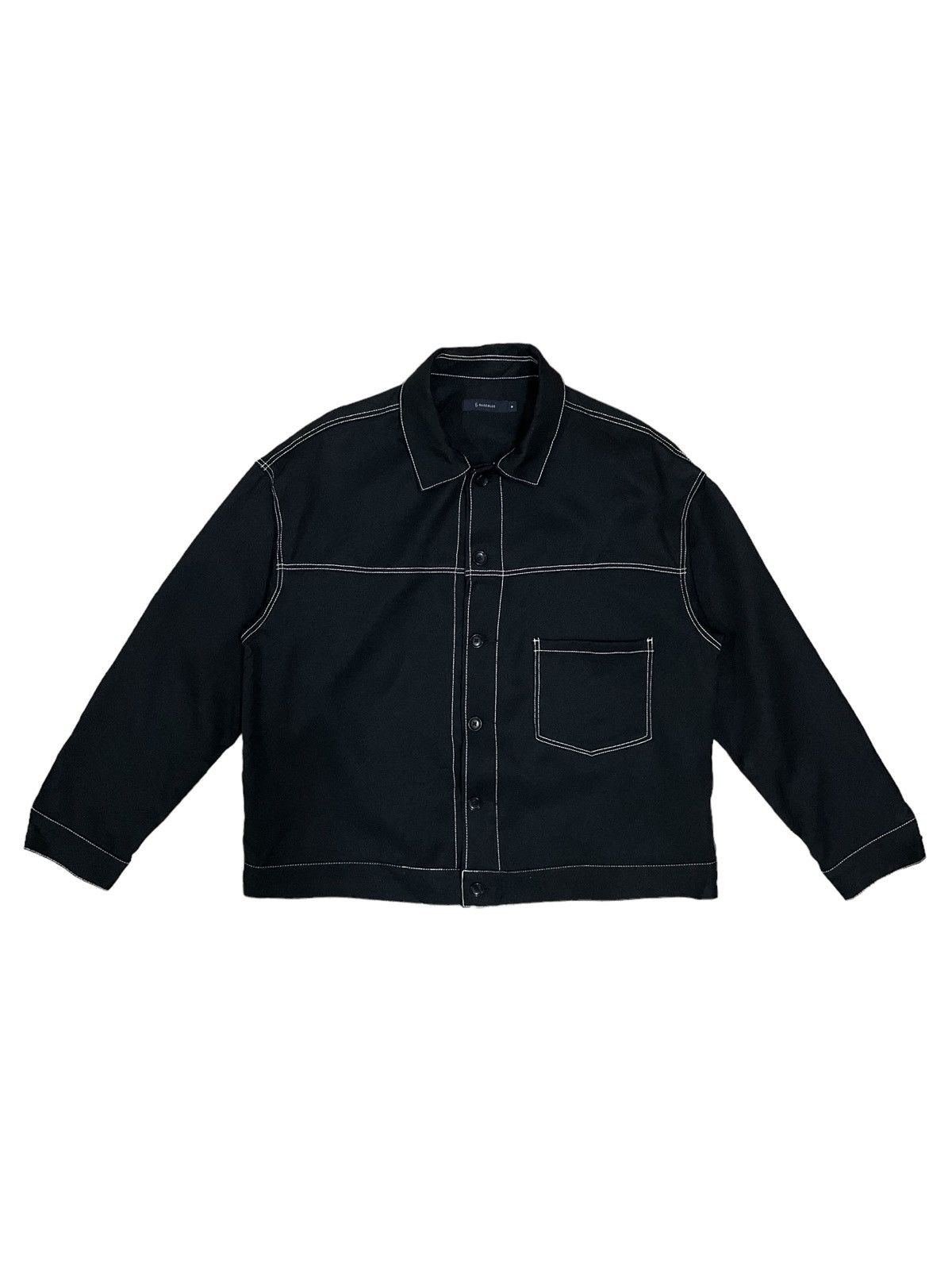 RAGEBLUE Japanese 6 Rageblue Contrast Stitch Pattern Baggy Shirt Size US M / EU 48-50 / 2 - 1 Thumbnail