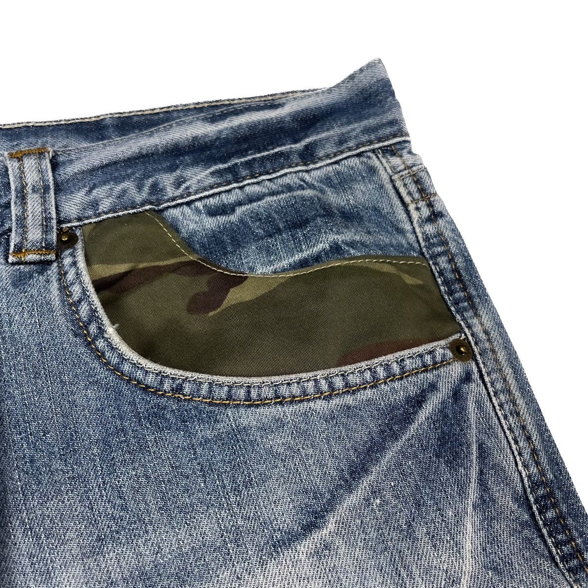 Dolce & Gabbana Regular Fit Camouflage Denim Jeans