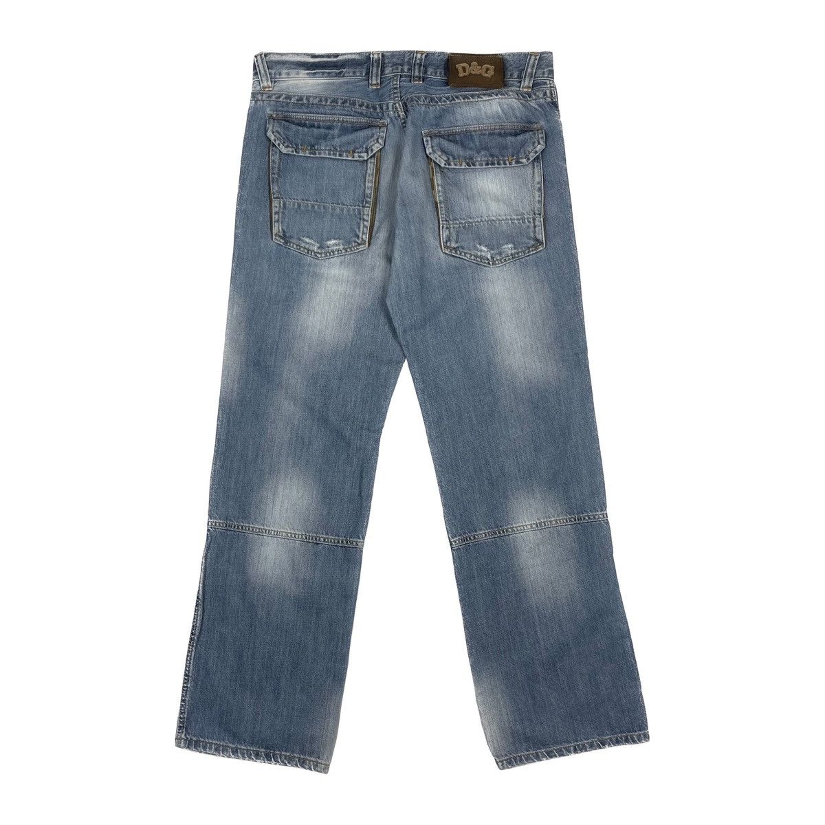Dolce & Gabbana Regular Fit Camouflage Denim Jeans