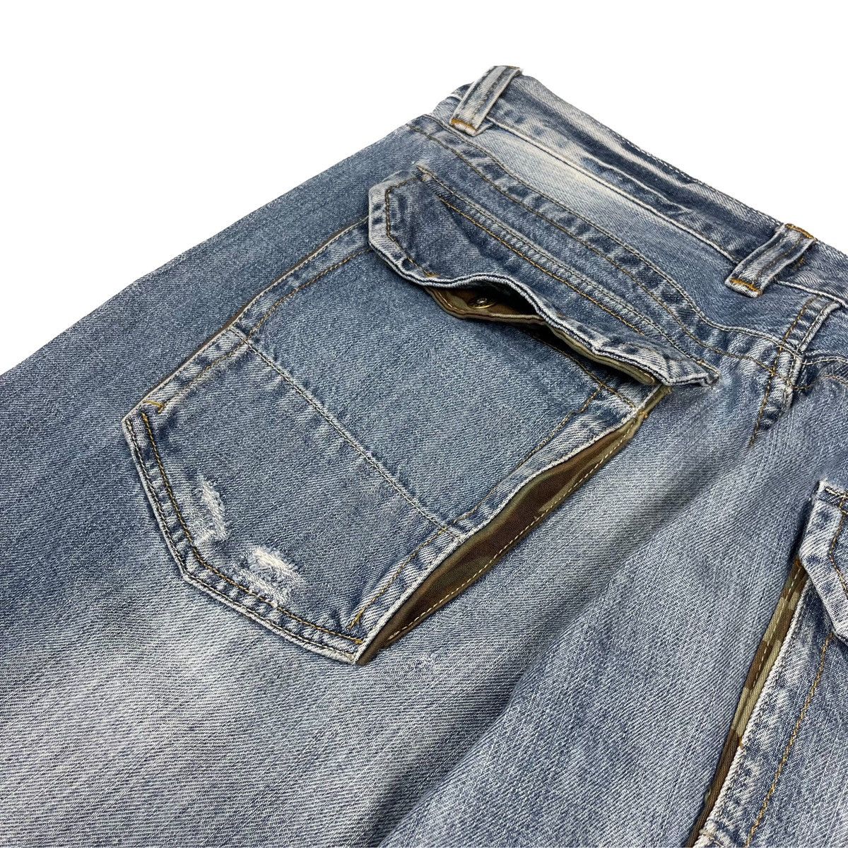 Dolce & Gabbana Regular Fit Camouflage Denim Jeans