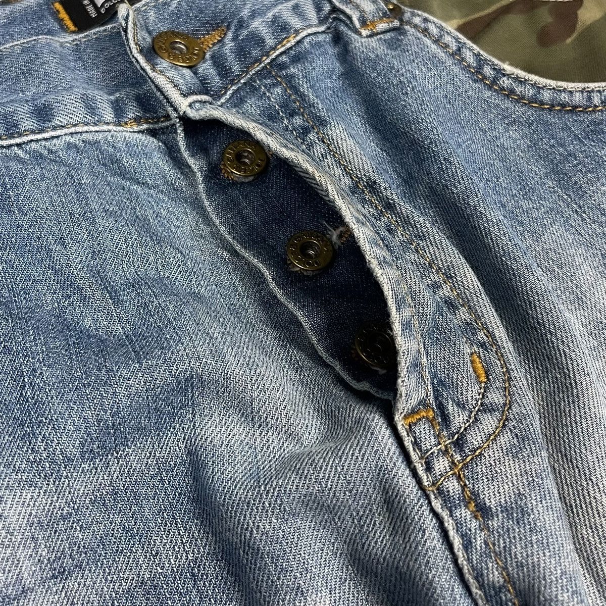 Dolce & Gabbana Regular Fit Camouflage Denim Jeans