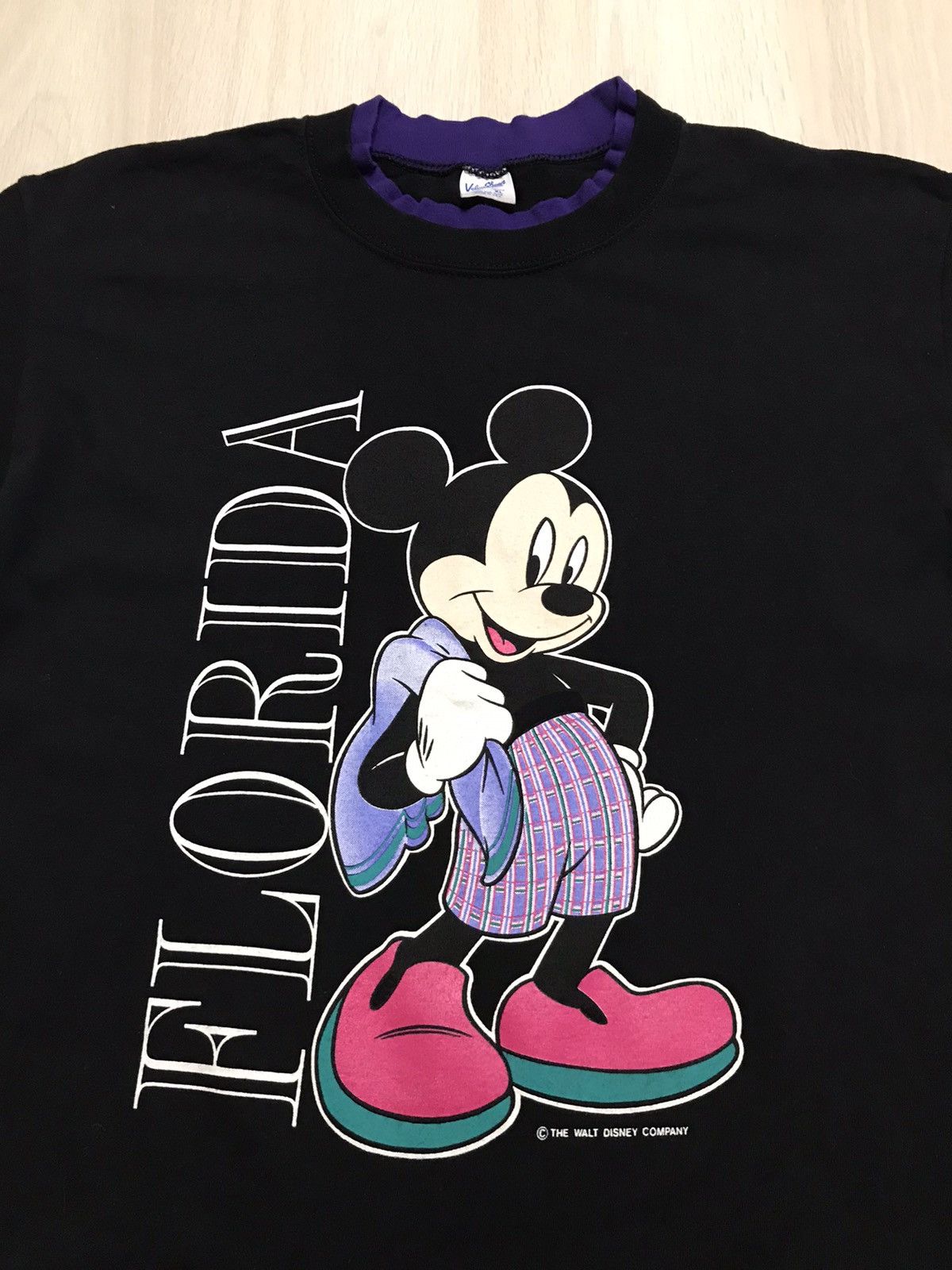 Disney Vintage 90s Mickey Mouse Florida tee Size US L / EU 52-54 / 3 - 2 Thumbnail