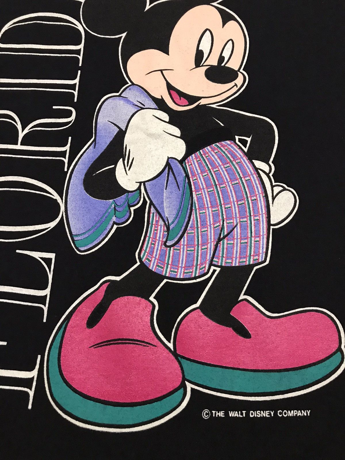 Disney Vintage 90s Mickey Mouse Florida tee Size US L / EU 52-54 / 3 - 3 Thumbnail