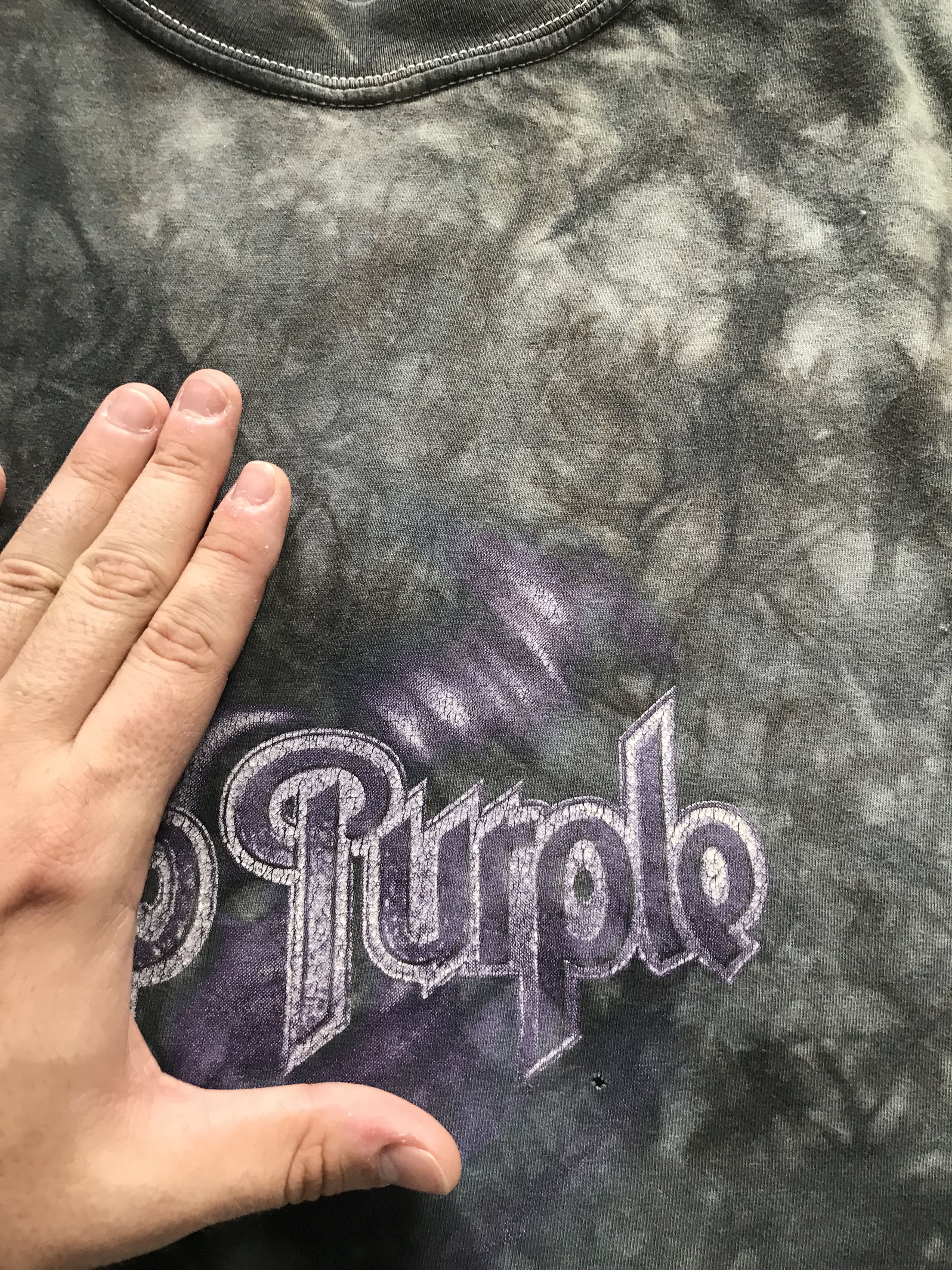 Band Tees Vintage Deep Purple Tie Die Europe 2002 Tour Band Size US L / EU 52-54 / 3 - 13 Thumbnail