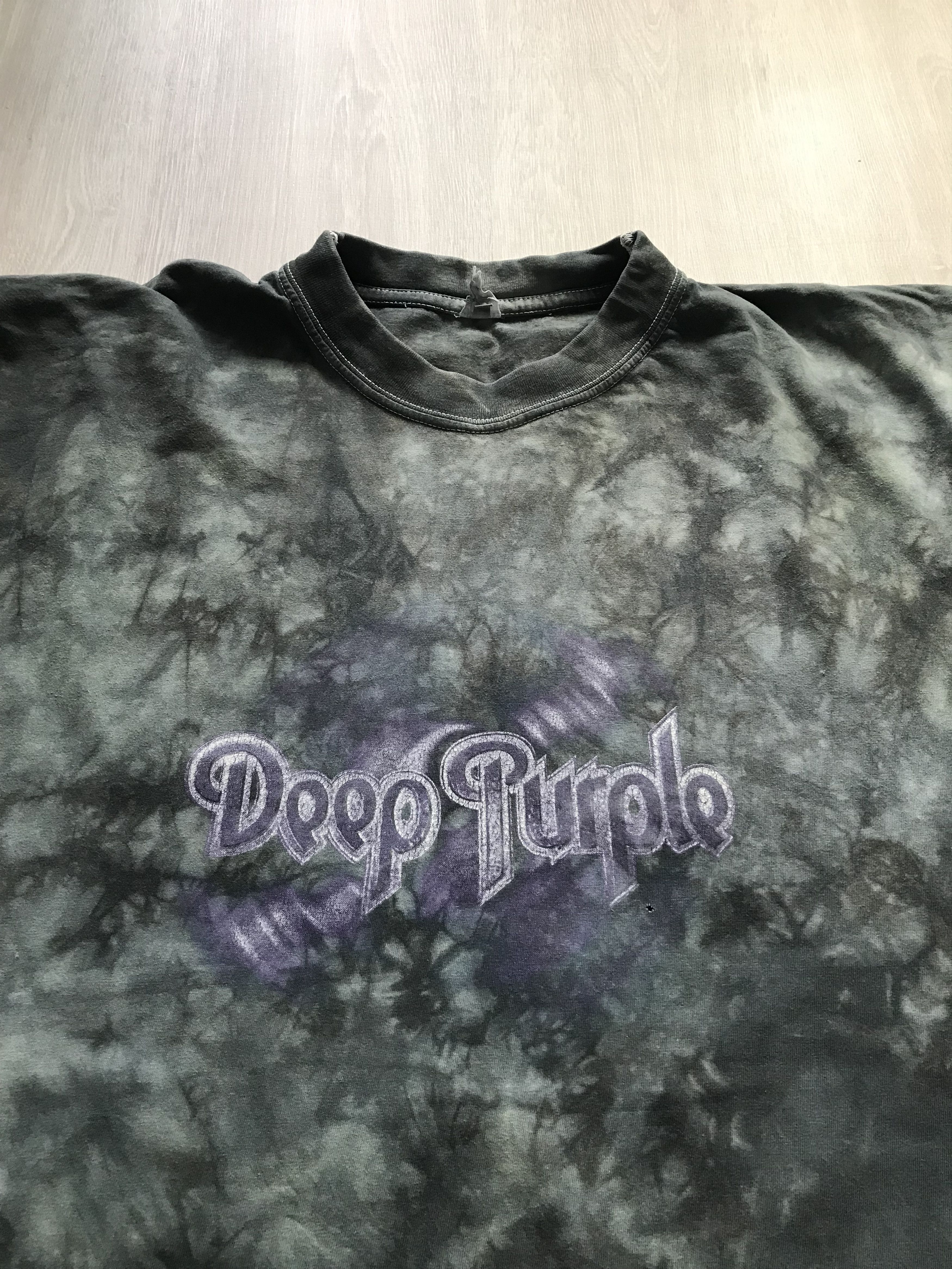 Band Tees Vintage Deep Purple Tie Die Europe 2002 Tour Band Size US L / EU 52-54 / 3 - 7 Thumbnail