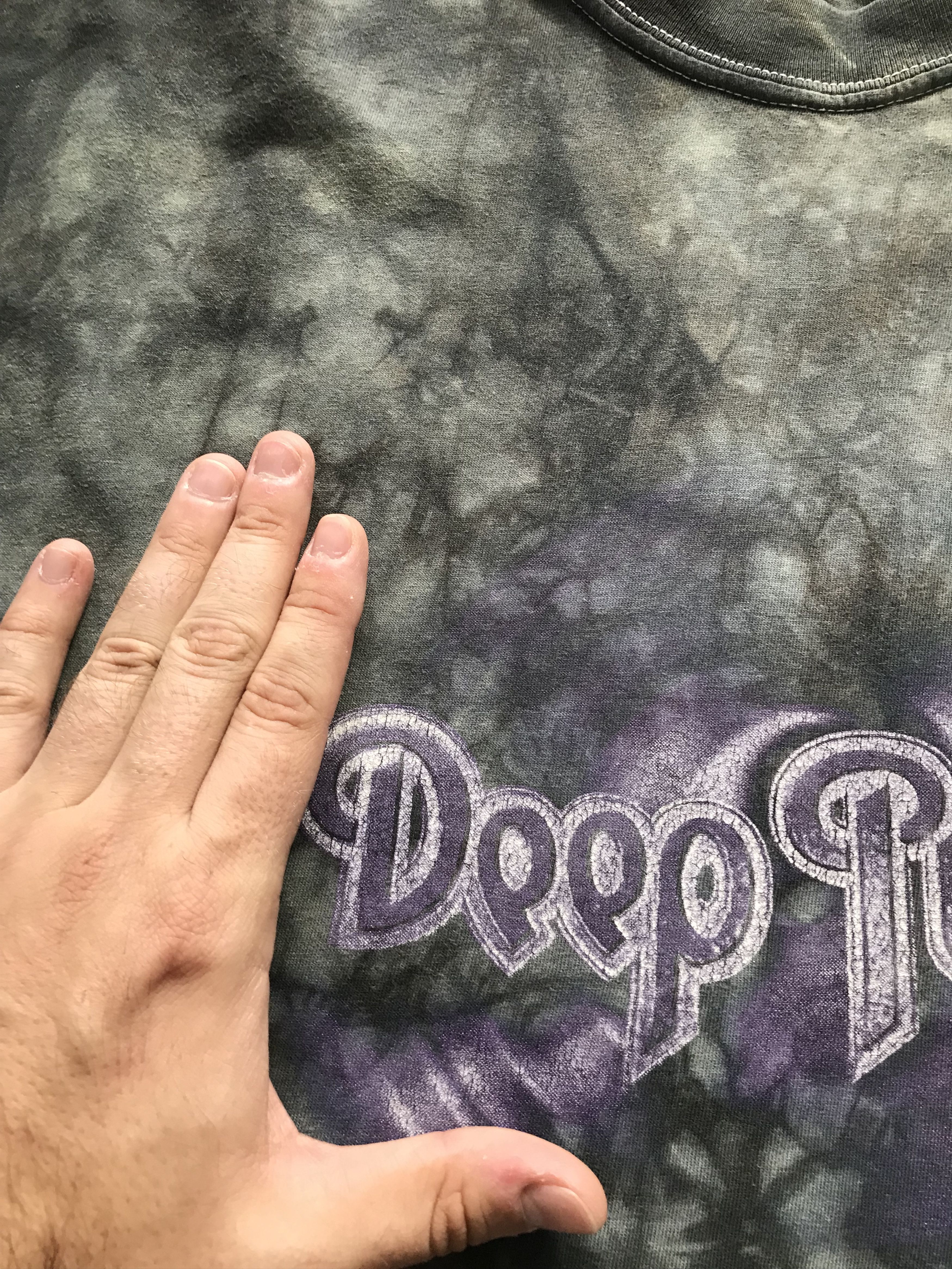 Band Tees Vintage Deep Purple Tie Die Europe 2002 Tour Band Size US L / EU 52-54 / 3 - 12 Thumbnail