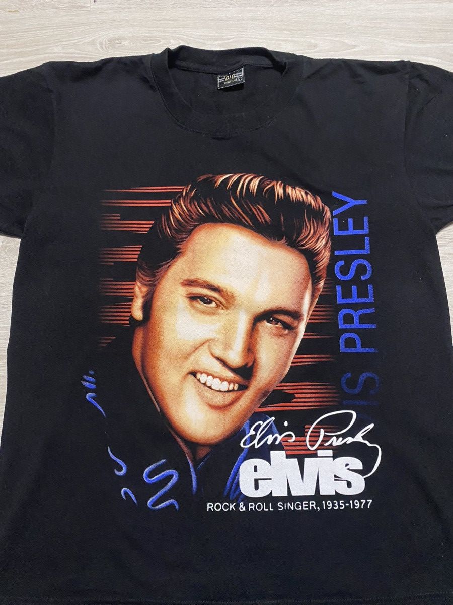Band Tees Vintage Elvis Presley t-shirt 2x big logo size L Size US L / EU 52-54 / 3 - 3 Thumbnail