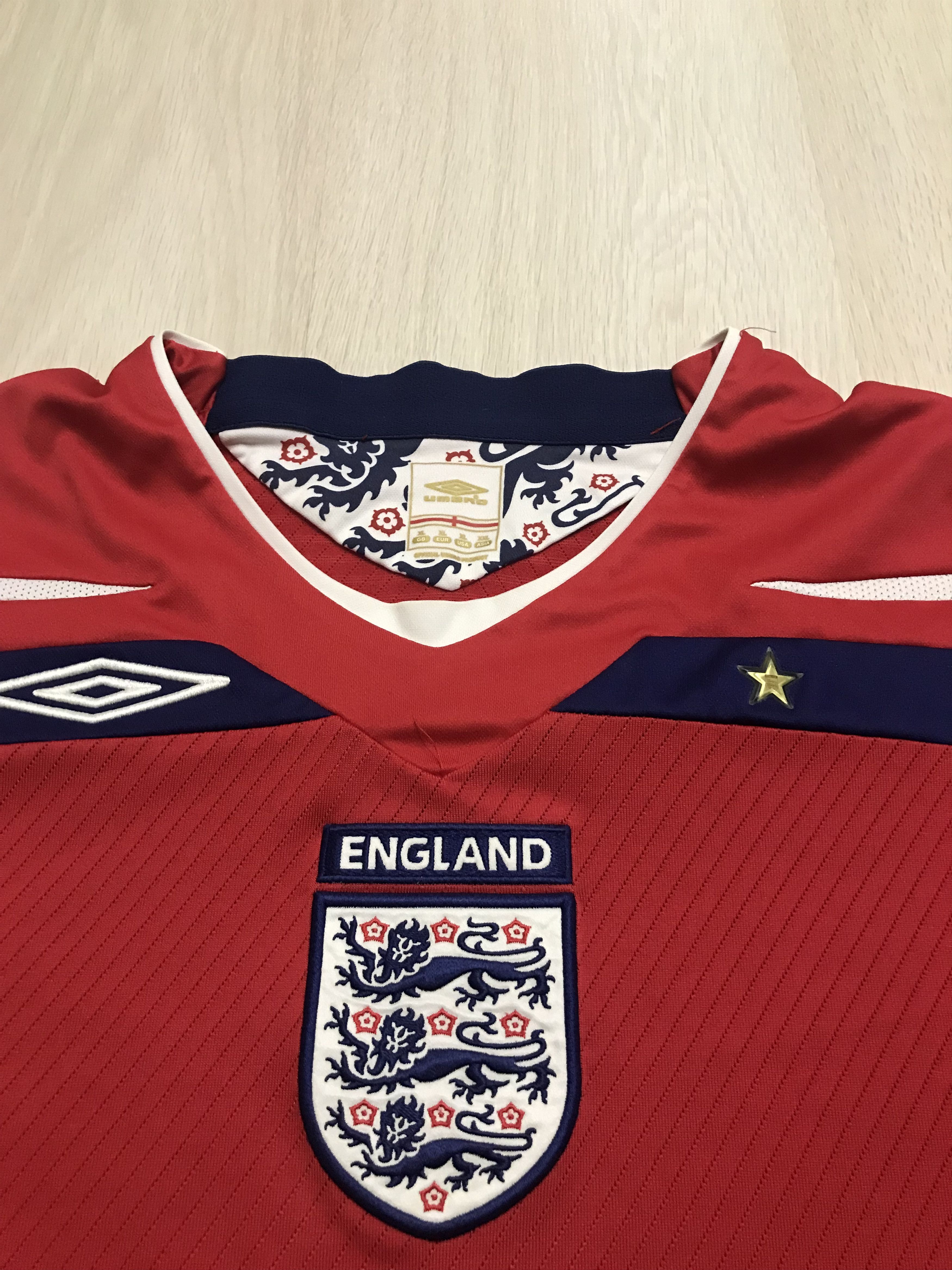 Umbro Umbro England National team jersey 2008/2010 Size US XL / EU 56 / 4 - 2 Thumbnail