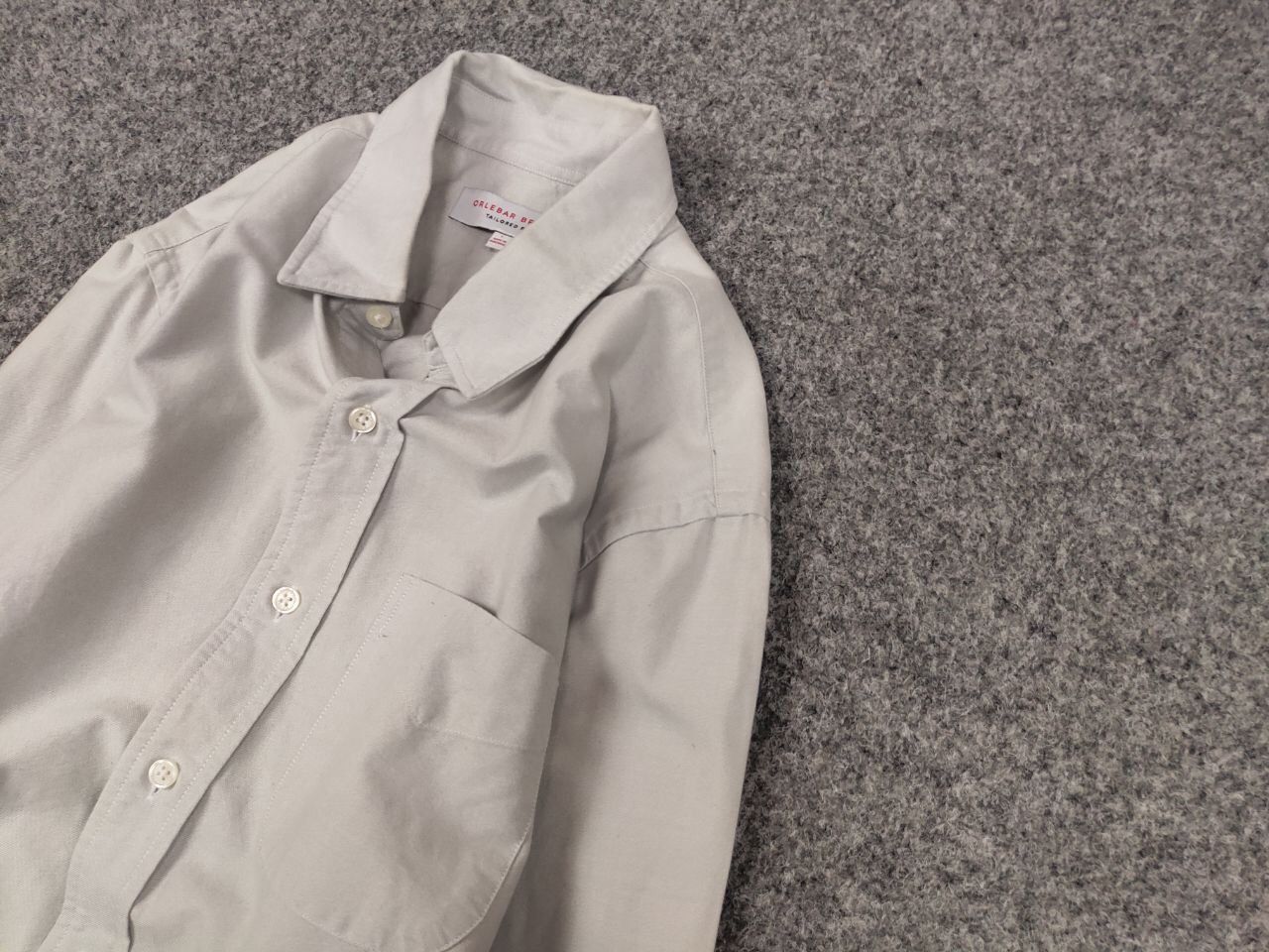 Orlebar Brown Orlebar Brown Tailored Casual Button Long Sleeve Coton Shirt Size US L / EU 52-54 / 3 - 4 Thumbnail