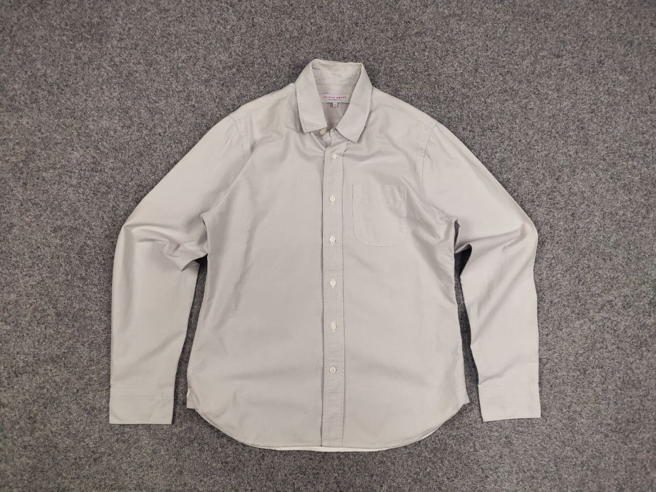 Orlebar Brown Orlebar Brown Tailored Casual Button Long Sleeve Coton Shirt Size US L / EU 52-54 / 3 - 14 Thumbnail