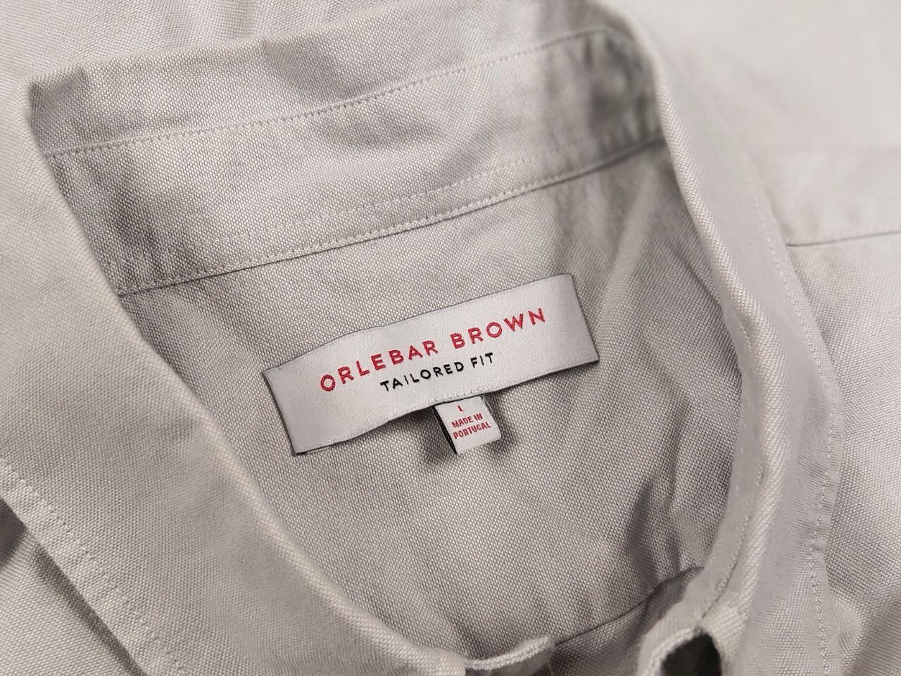 Orlebar Brown Orlebar Brown Tailored Casual Button Long Sleeve Coton Shirt Size US L / EU 52-54 / 3 - 18 Thumbnail