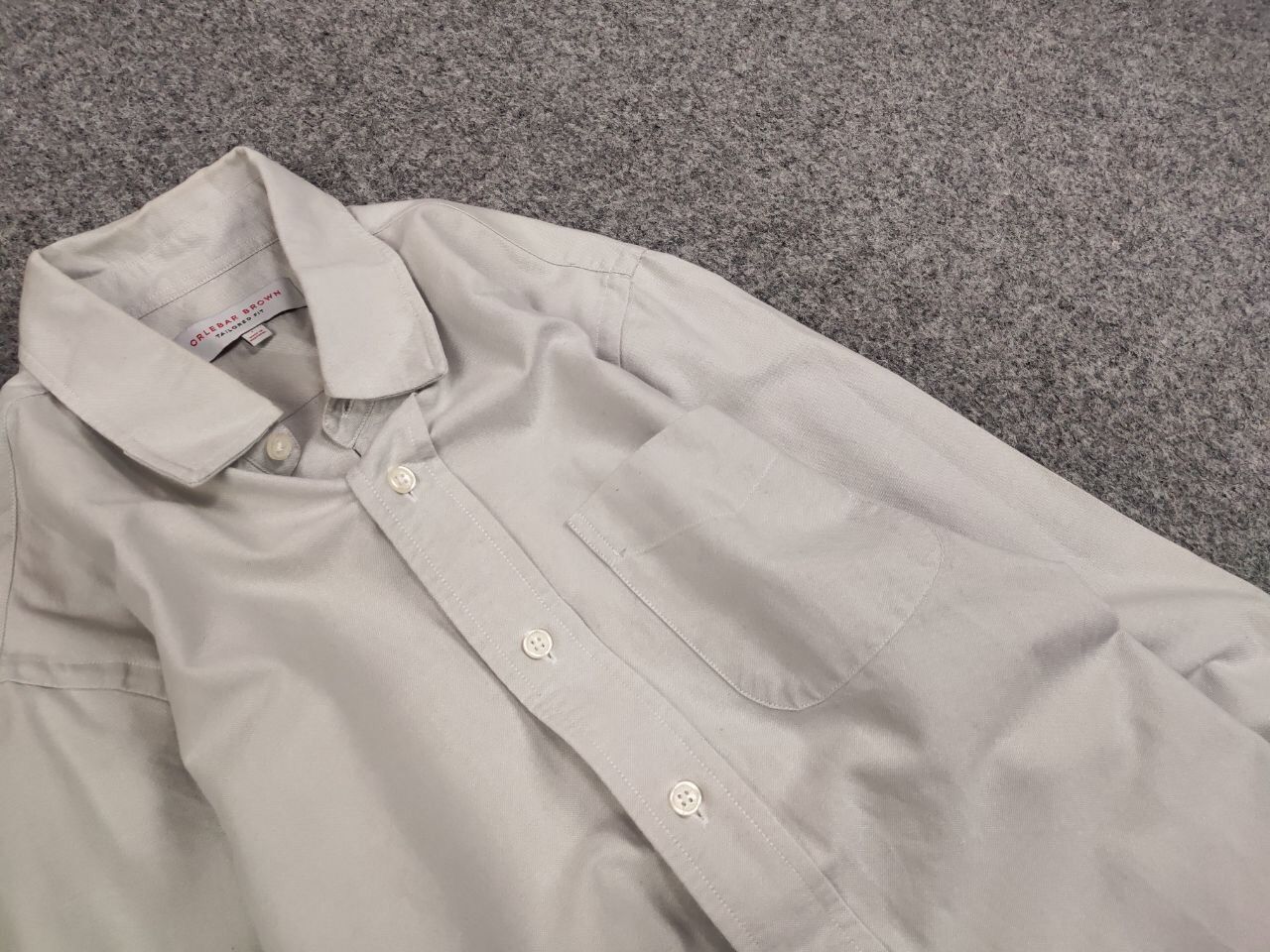 Orlebar Brown Orlebar Brown Tailored Casual Button Long Sleeve Coton Shirt Size US L / EU 52-54 / 3 - 12 Thumbnail