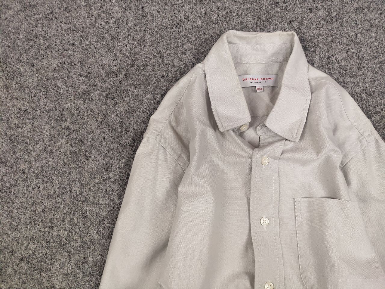 Orlebar Brown Orlebar Brown Tailored Casual Button Long Sleeve Coton Shirt Size US L / EU 52-54 / 3 - 11 Thumbnail
