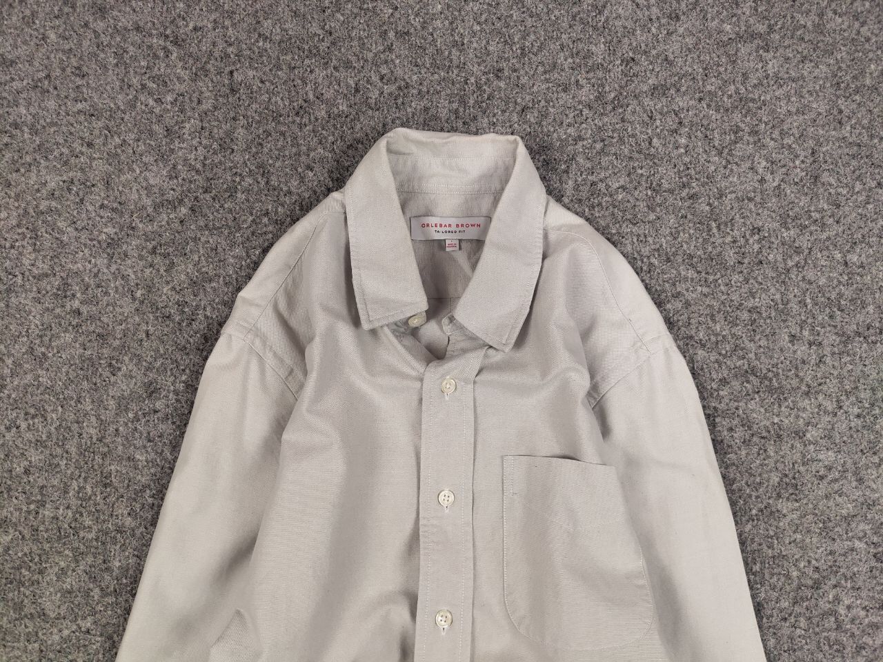 Orlebar Brown Orlebar Brown Tailored Casual Button Long Sleeve Coton Shirt Size US L / EU 52-54 / 3 - 8 Thumbnail