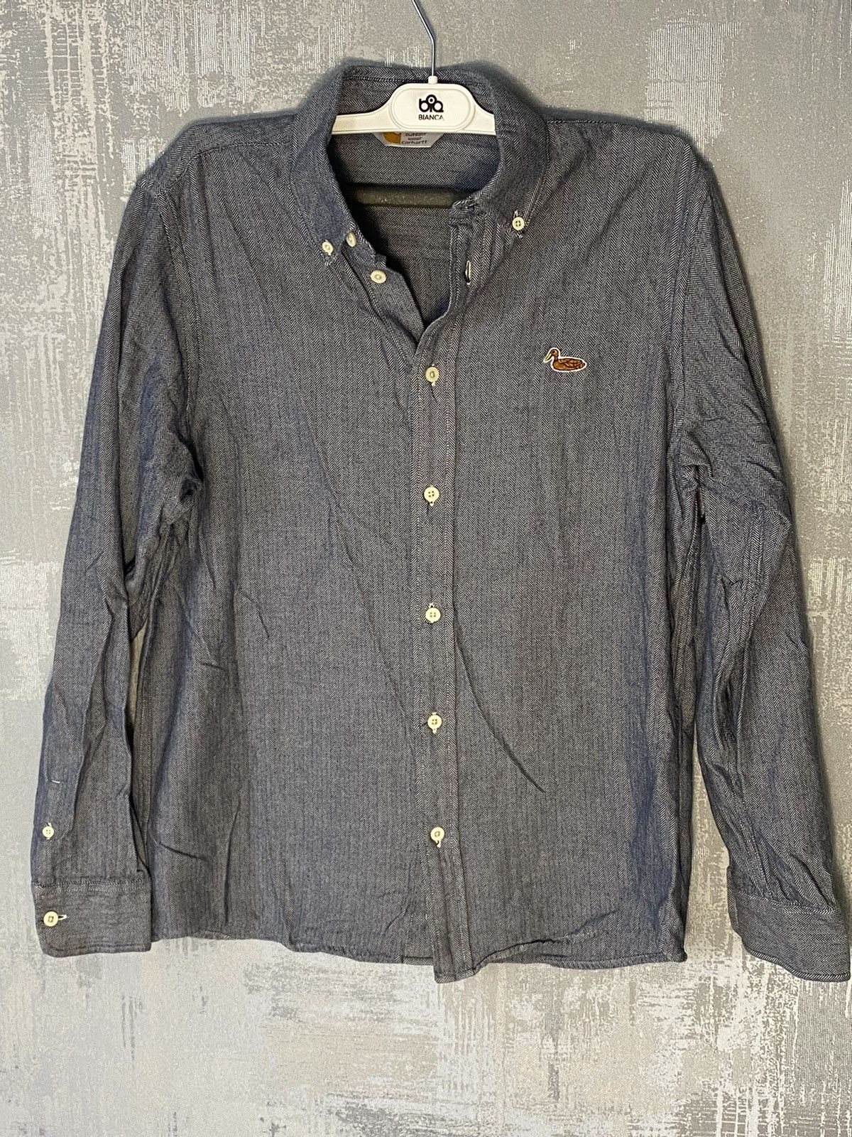 Carhartt × Carhartt Wip Hype Luxury Carhartt Shirt Long Sleeve Size M Grey Size US M / EU 48-50 / 2 - 1 Thumbnail