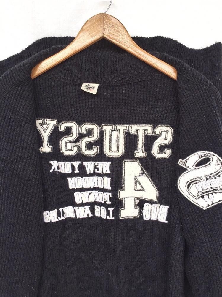 Stussy STUSSY FULL ZIPPER KNITWEAR Size US L / EU 52-54 / 3 - 9 Thumbnail