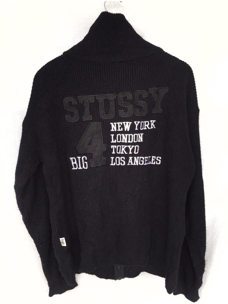 Stussy STUSSY FULL ZIPPER KNITWEAR Size US L / EU 52-54 / 3 - 6 Thumbnail
