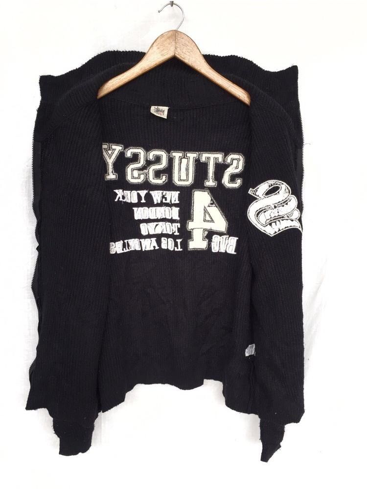 Stussy STUSSY FULL ZIPPER KNITWEAR Size US L / EU 52-54 / 3 - 8 Thumbnail