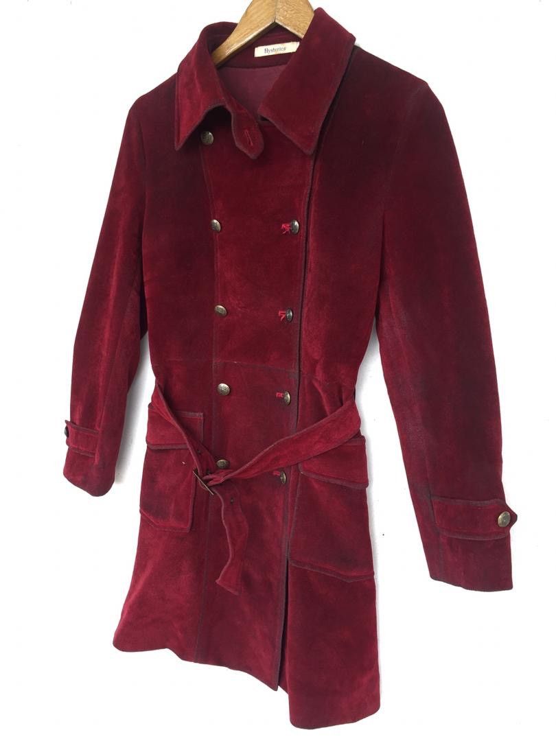 SUEDE SHORT TRENCH COAT for Women