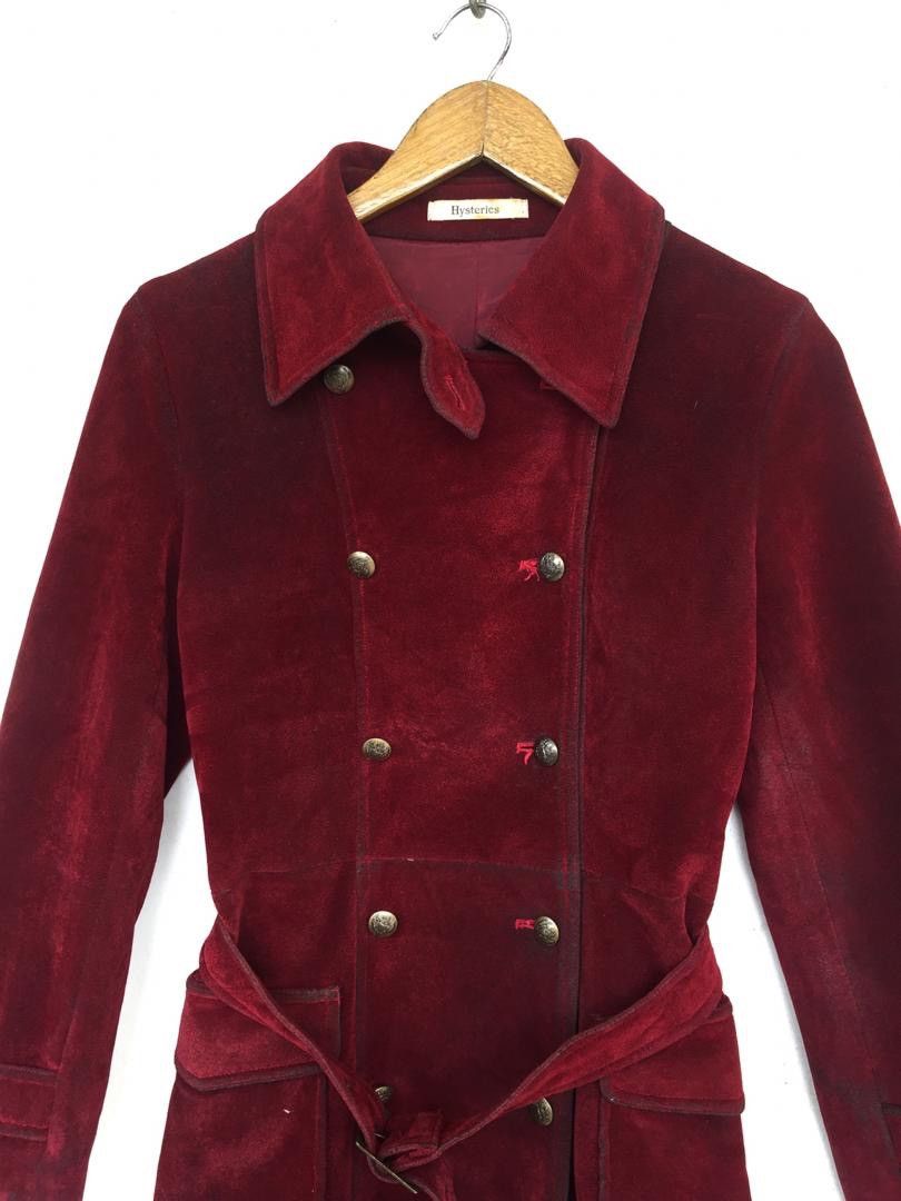 Hysteric Glamour SUEDE SHORT TRENCH COAT for Women Size S / US 4 / IT 40 - 3 Thumbnail