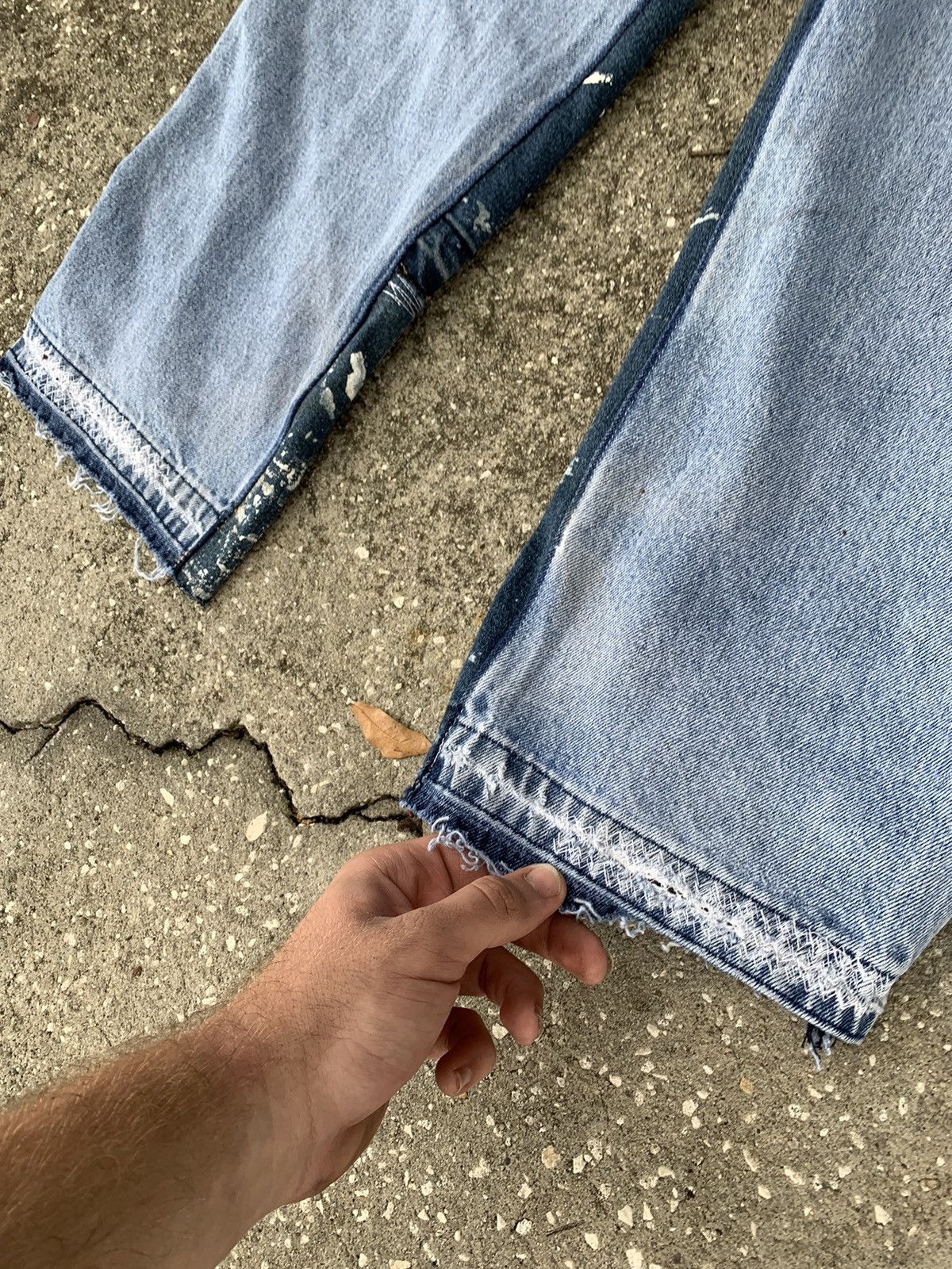 Other 1/1 Your World reconstructed painters double knee work jeans Size US 32 / EU 48 - 5 Thumbnail