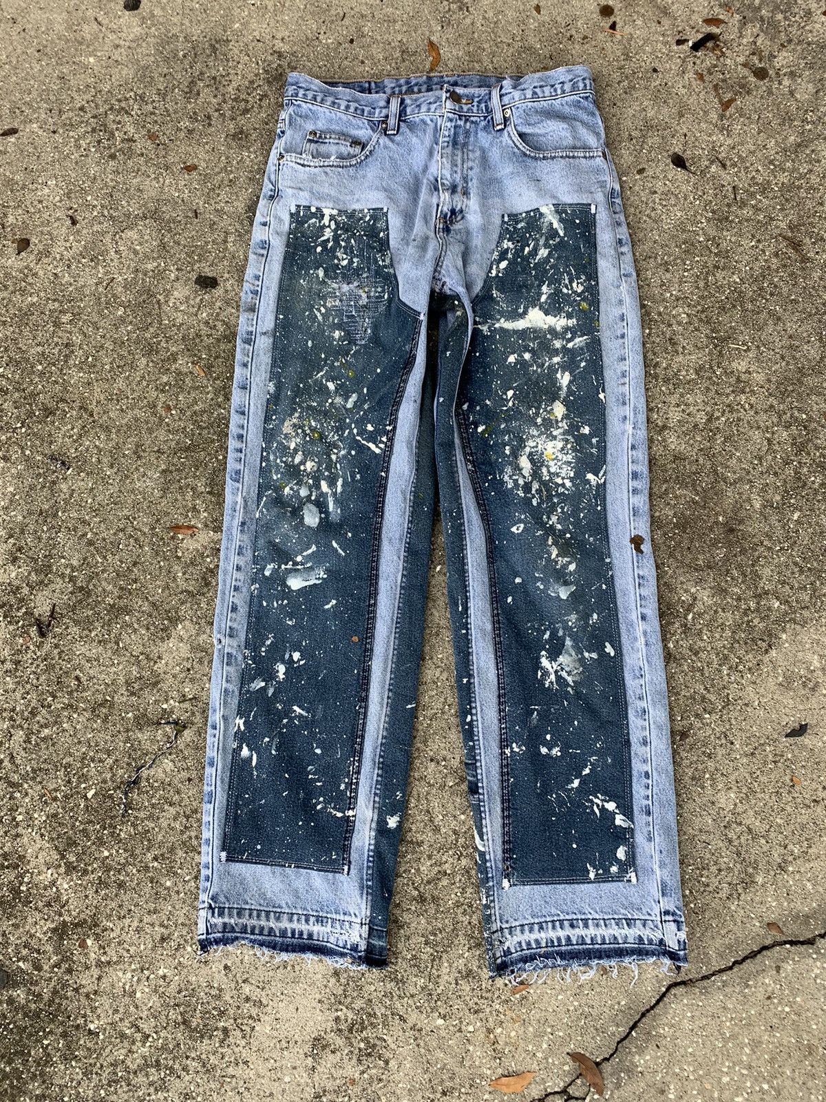 Other 1/1 Your World reconstructed painters double knee work jeans Size US 32 / EU 48 - 1 Thumbnail