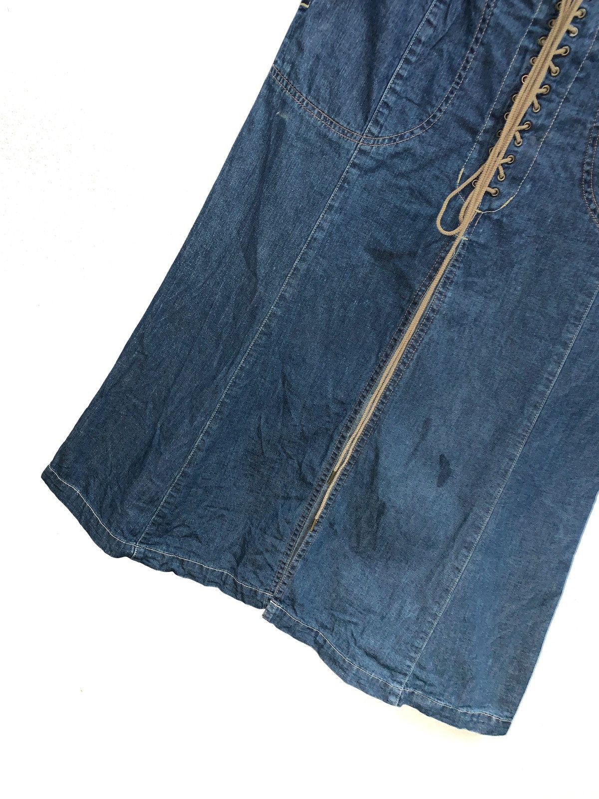 Fashion Victim Vintage Hysteric Glamour Denim Skirt with Draw string. Size 26" / US 2 / IT 38 - 4 Thumbnail