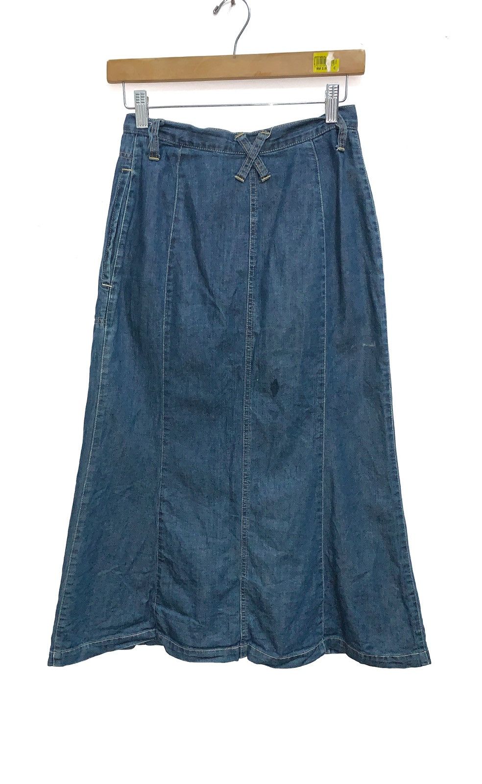 Fashion Victim Vintage Hysteric Glamour Denim Skirt with Draw string. Size 26" / US 2 / IT 38 - 6 Thumbnail