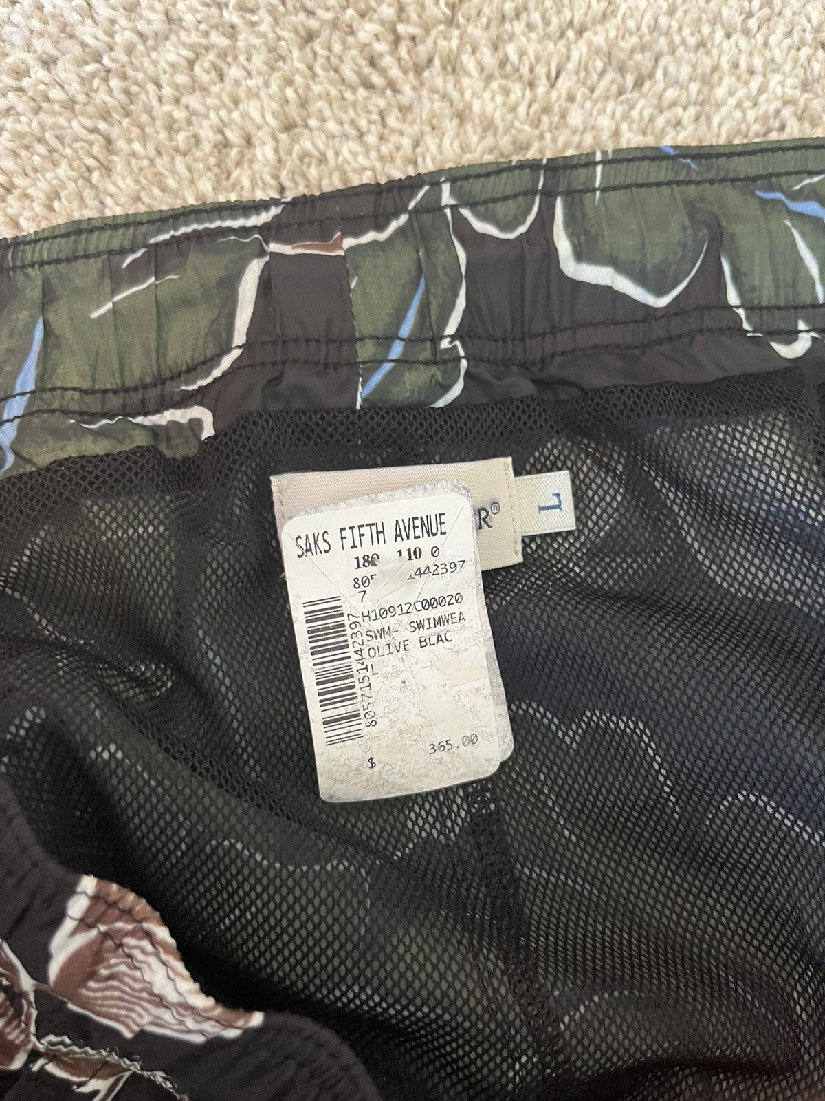 Moncler Moncler Leaf Print Swim Trunks Size US 36 / EU 52 - 6 Thumbnail