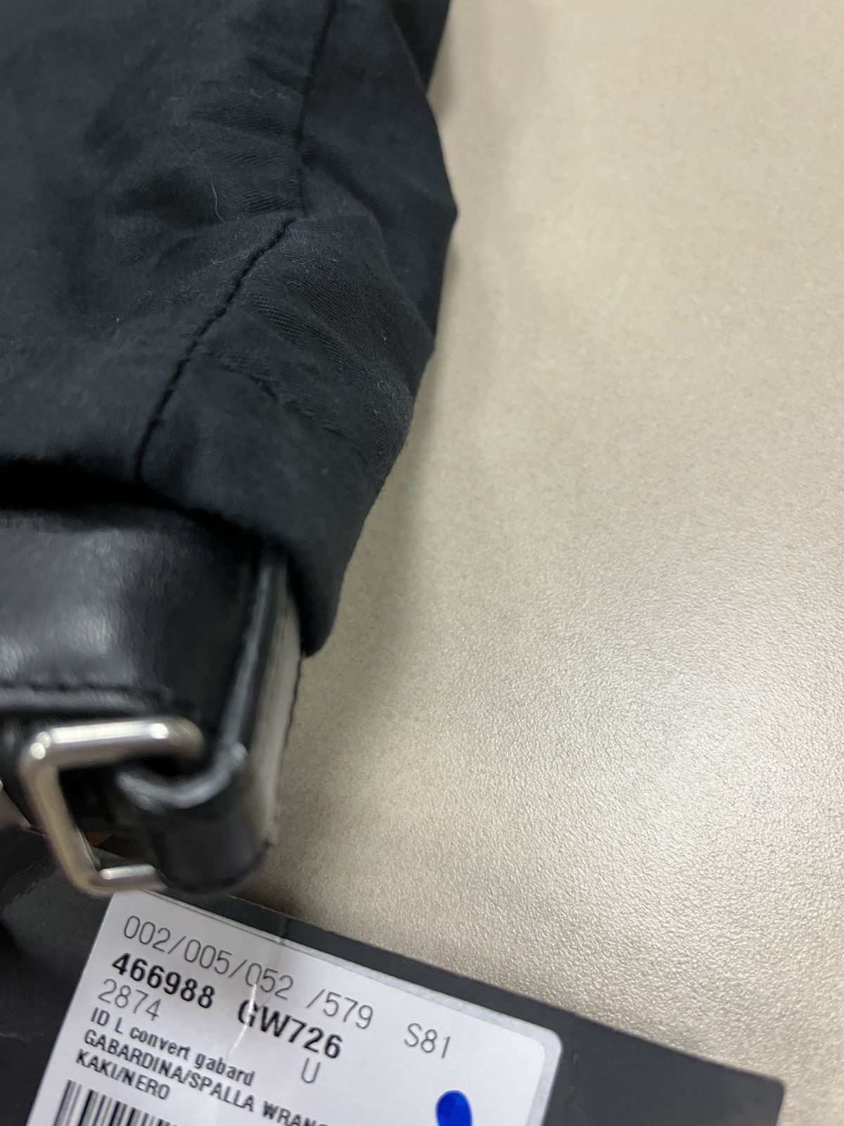 Saint Laurent Paris ID L Convert Gabardine Bag in Military Green Color Size ONE SIZE - 16 Thumbnail