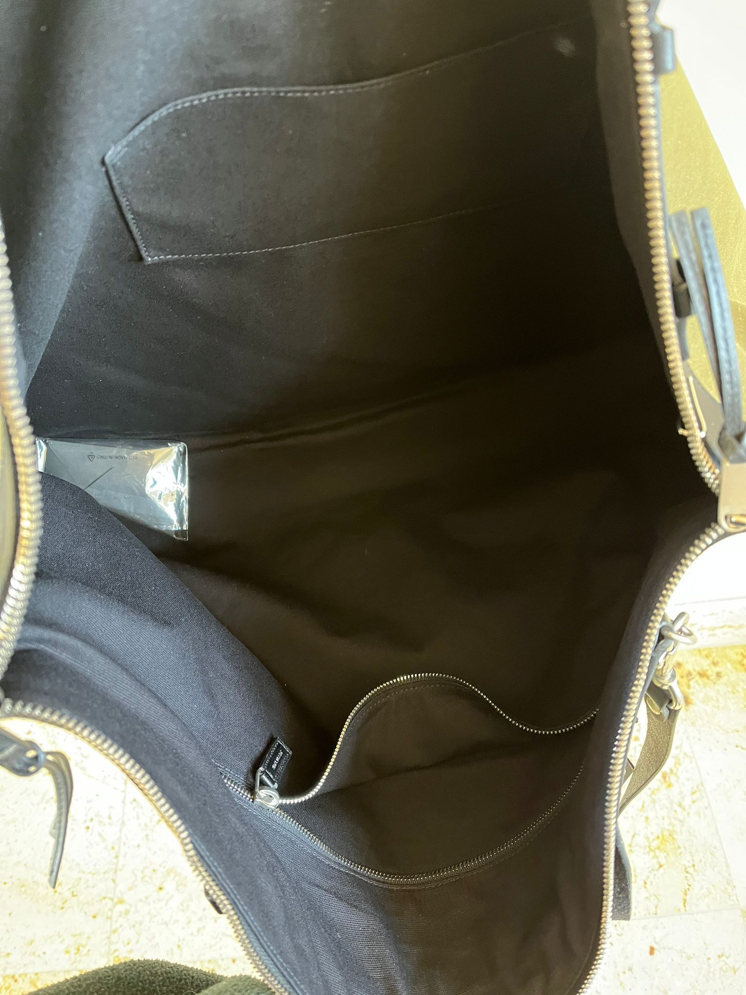 Saint Laurent Paris ID L Convert Gabardine Bag in Military Green Color Size ONE SIZE - 13 Thumbnail