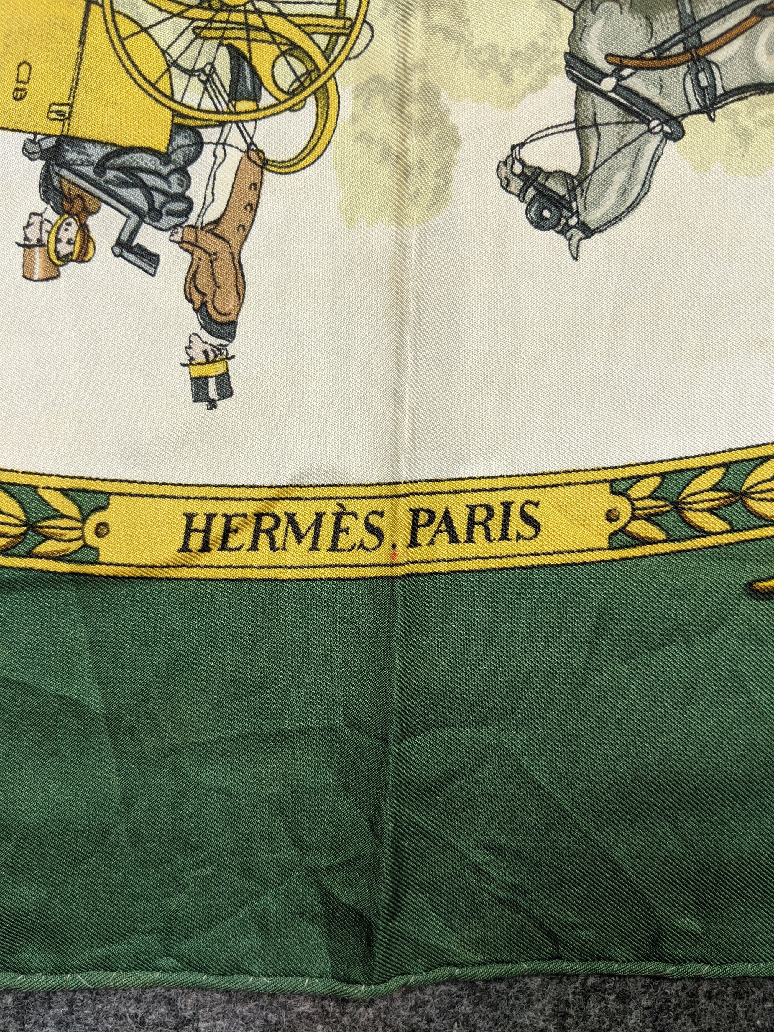 Hermes Hermes La Promenade de Longchamp Silk Scarf Size ONE SIZE - 4 Thumbnail