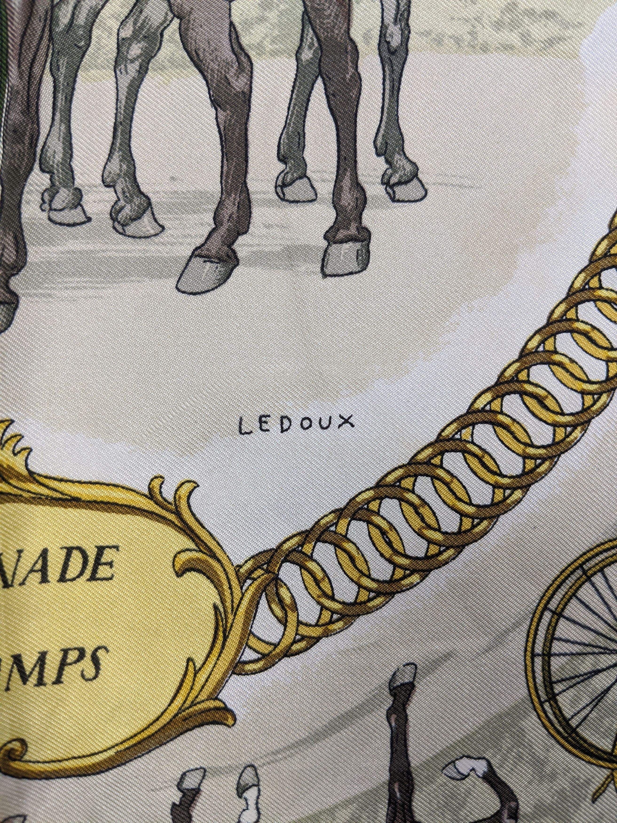 Hermes Hermes La Promenade de Longchamp Silk Scarf Size ONE SIZE - 5 Thumbnail
