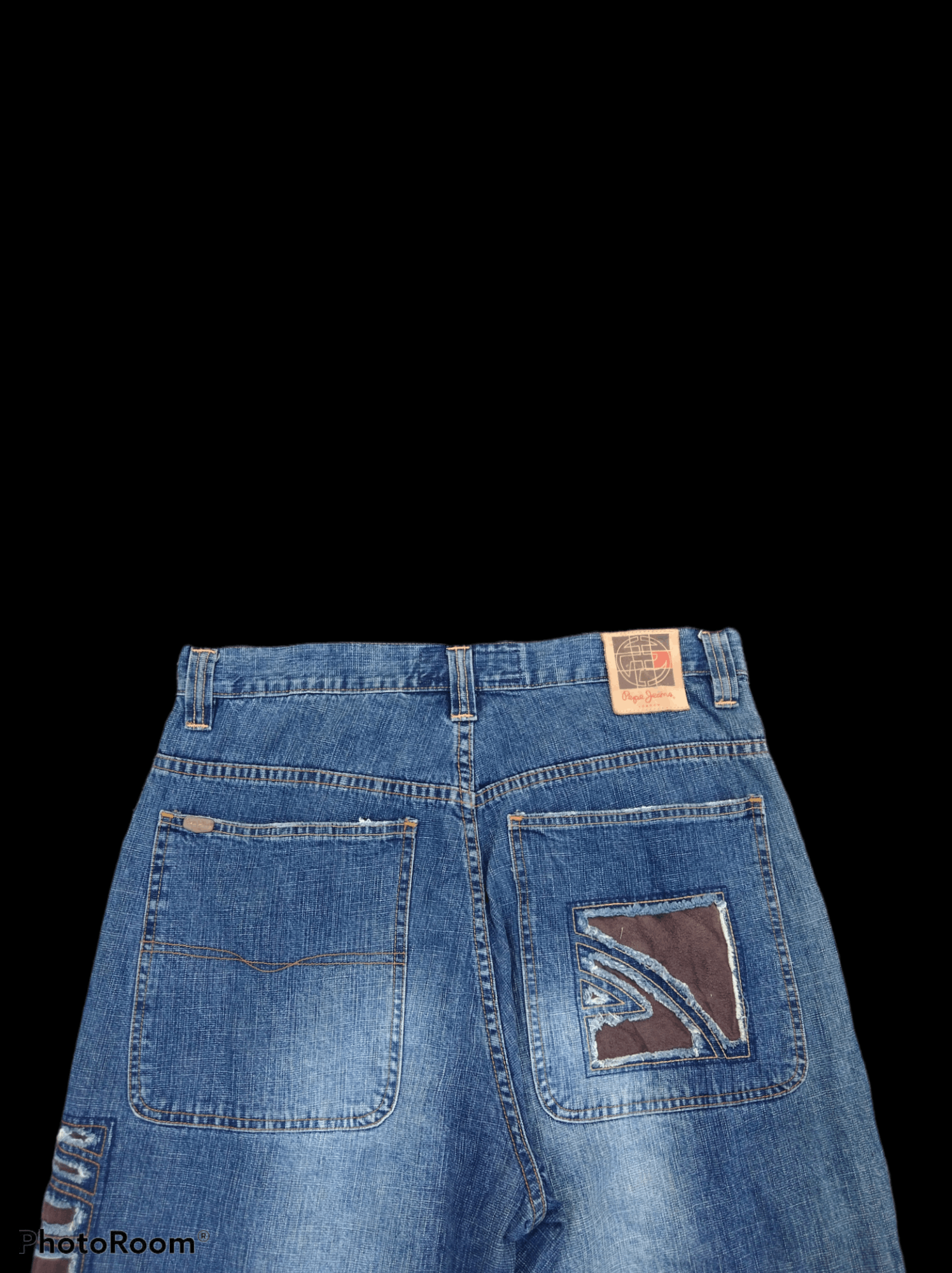 Pepe Jeans DISTRESSED BAGGY PACTHWORK PEPE JEANS Size US 34 / EU 50 - 4 Thumbnail